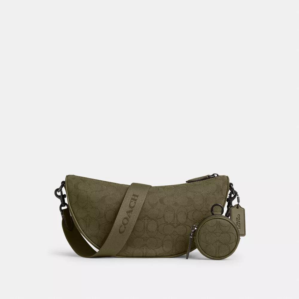 Hall Soft Sling Bag In Signature Jacquard Product Image