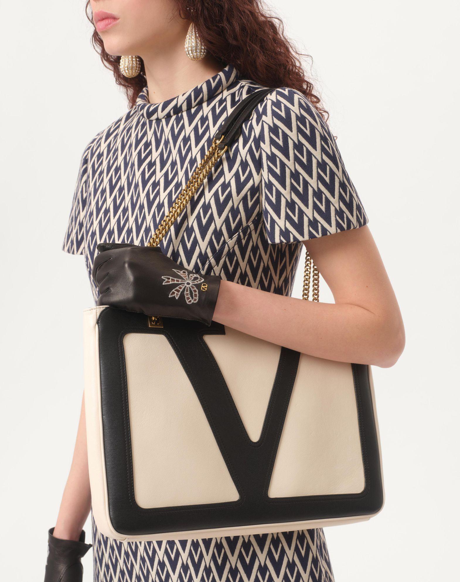 Short Dress In Toute La V Jacquard  Product Image