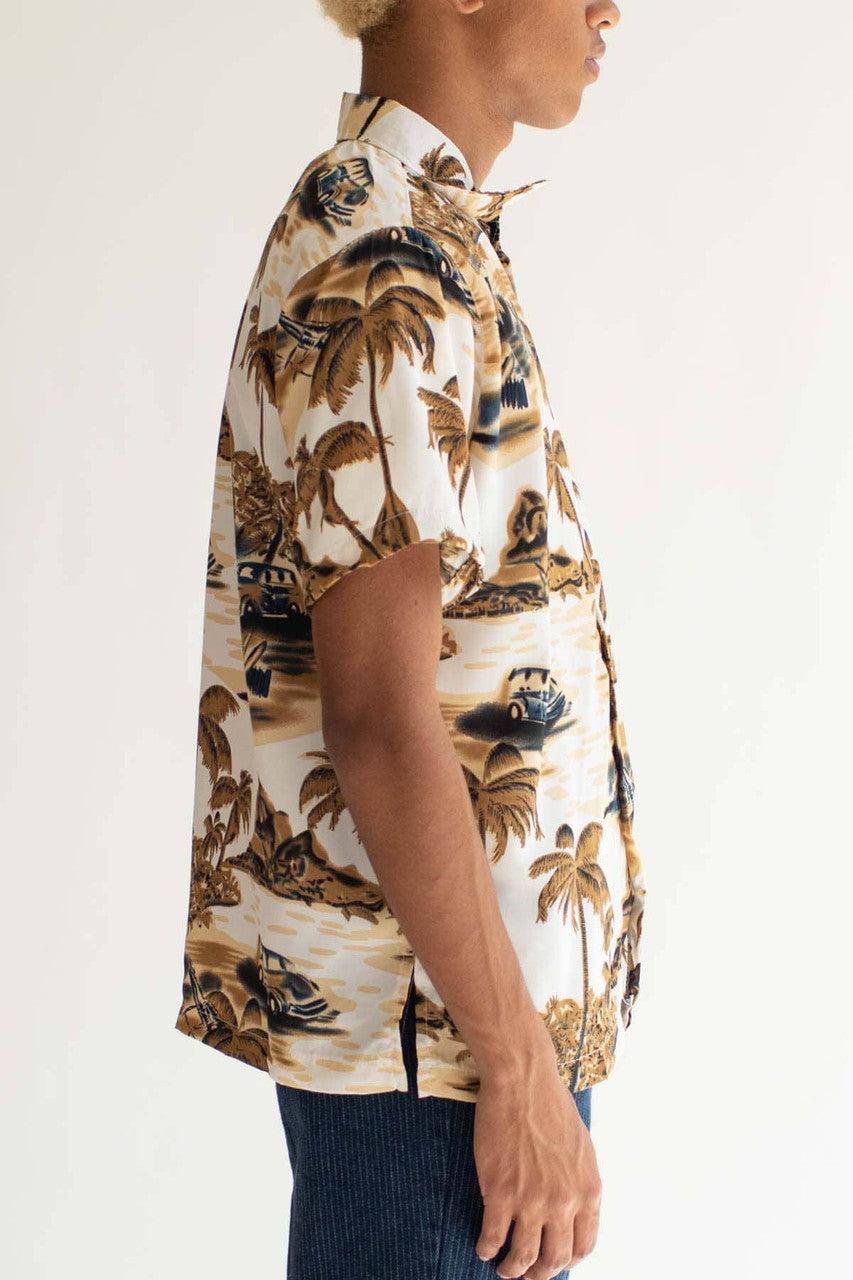 Beige Island Life Hawaiian Shirt Product Image