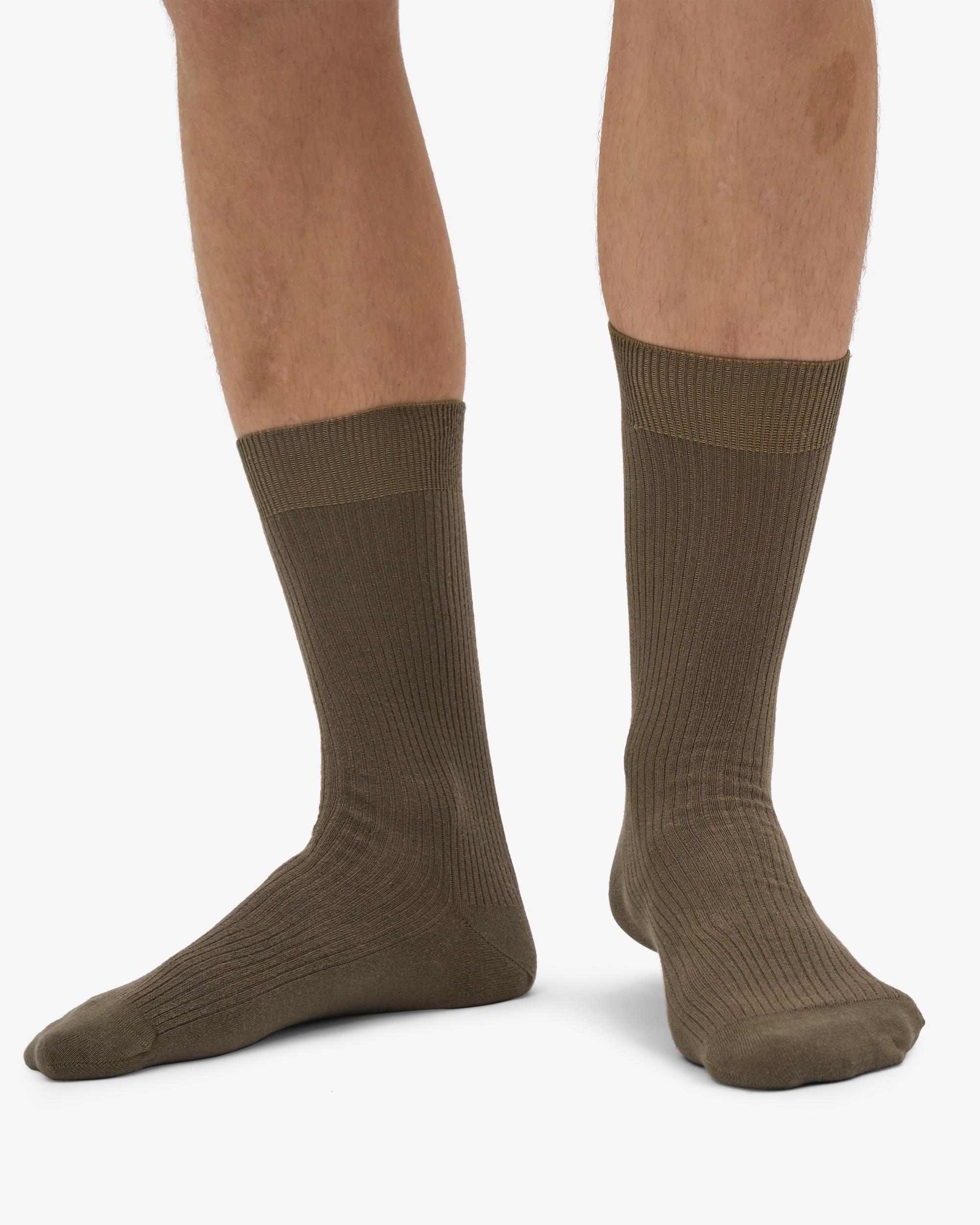Classic Organic Sock - Dusty Olive Product Image