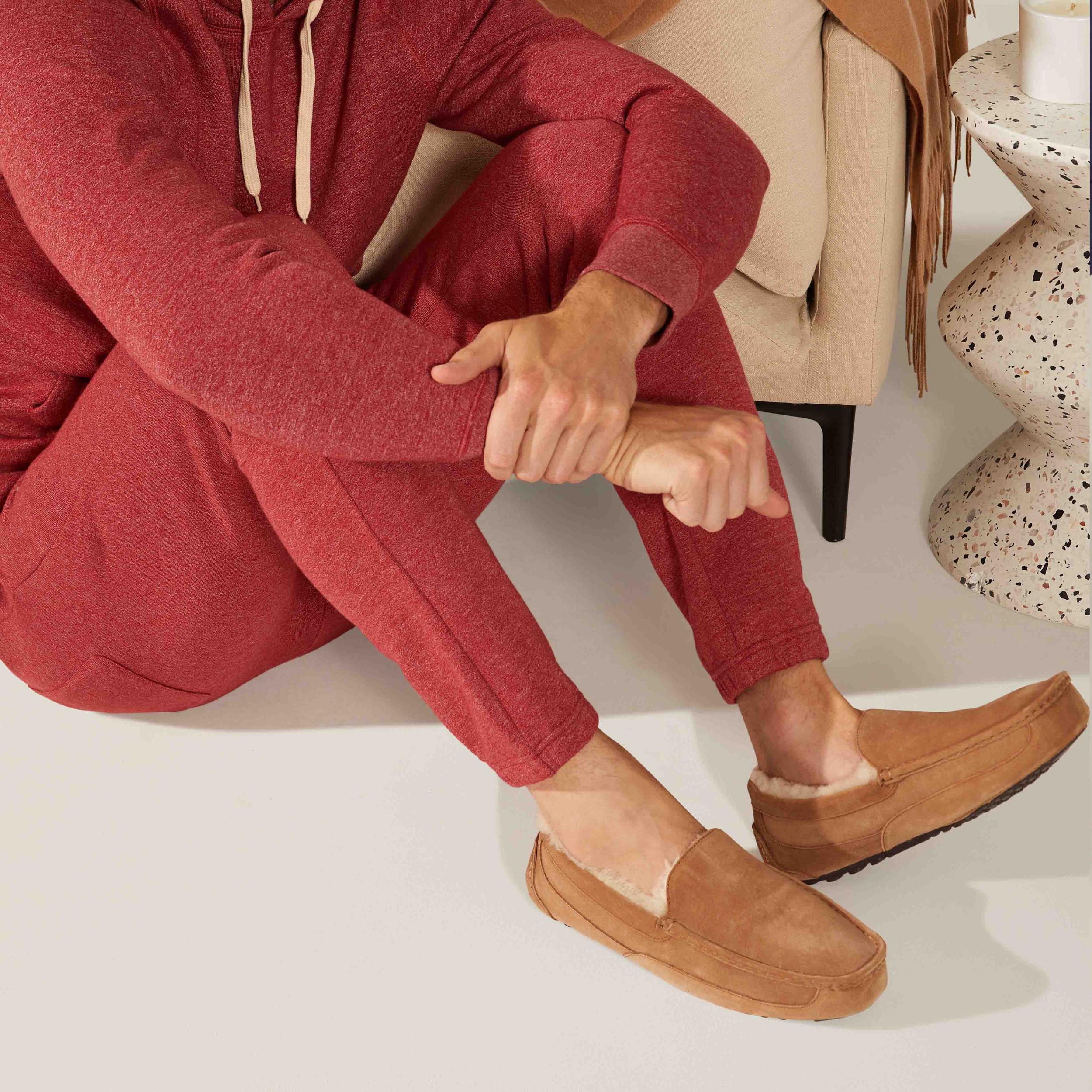 Australian Shearling Tread Men's Moccasin Male Product Image