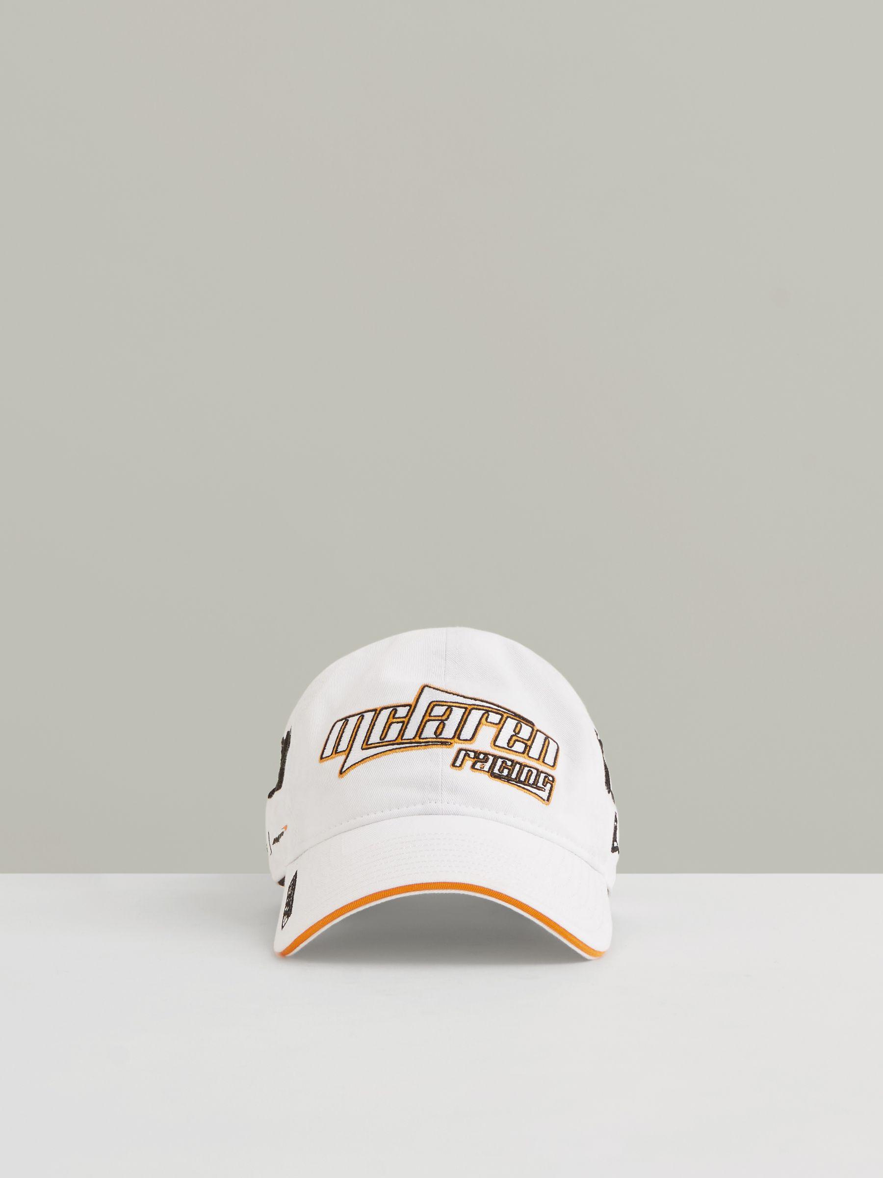McLaren Racing Heritage Cap Unisex Fit in White Product Image