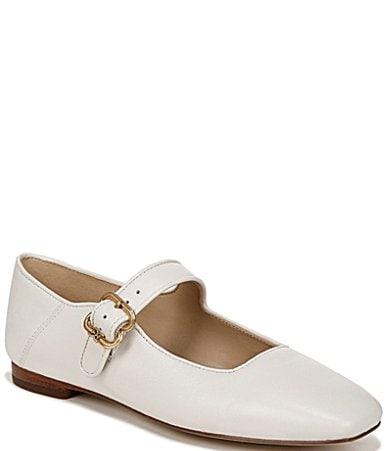 Sam Edelman Womens Michaela Square Toe Buckled Mary Jane Flats Product Image
