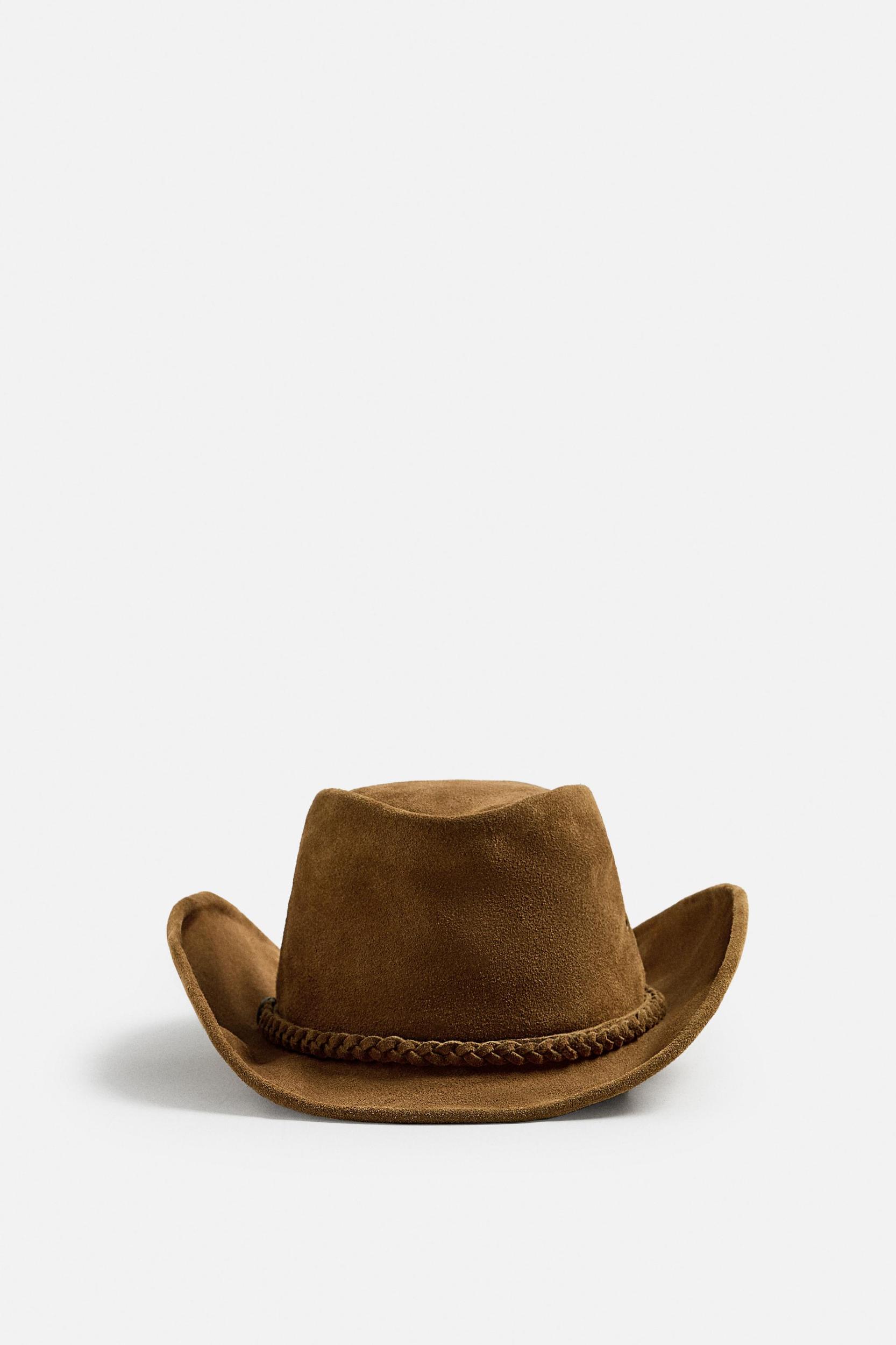 SUEDE LEATHER HAT Product Image