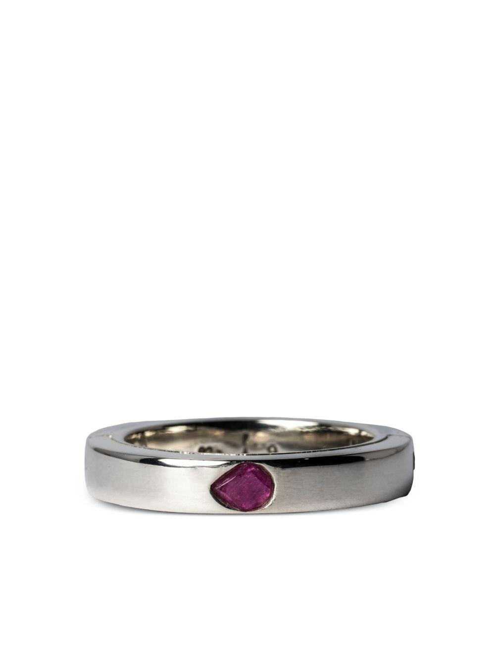 Sistema ruby sterling-silver ring Product Image