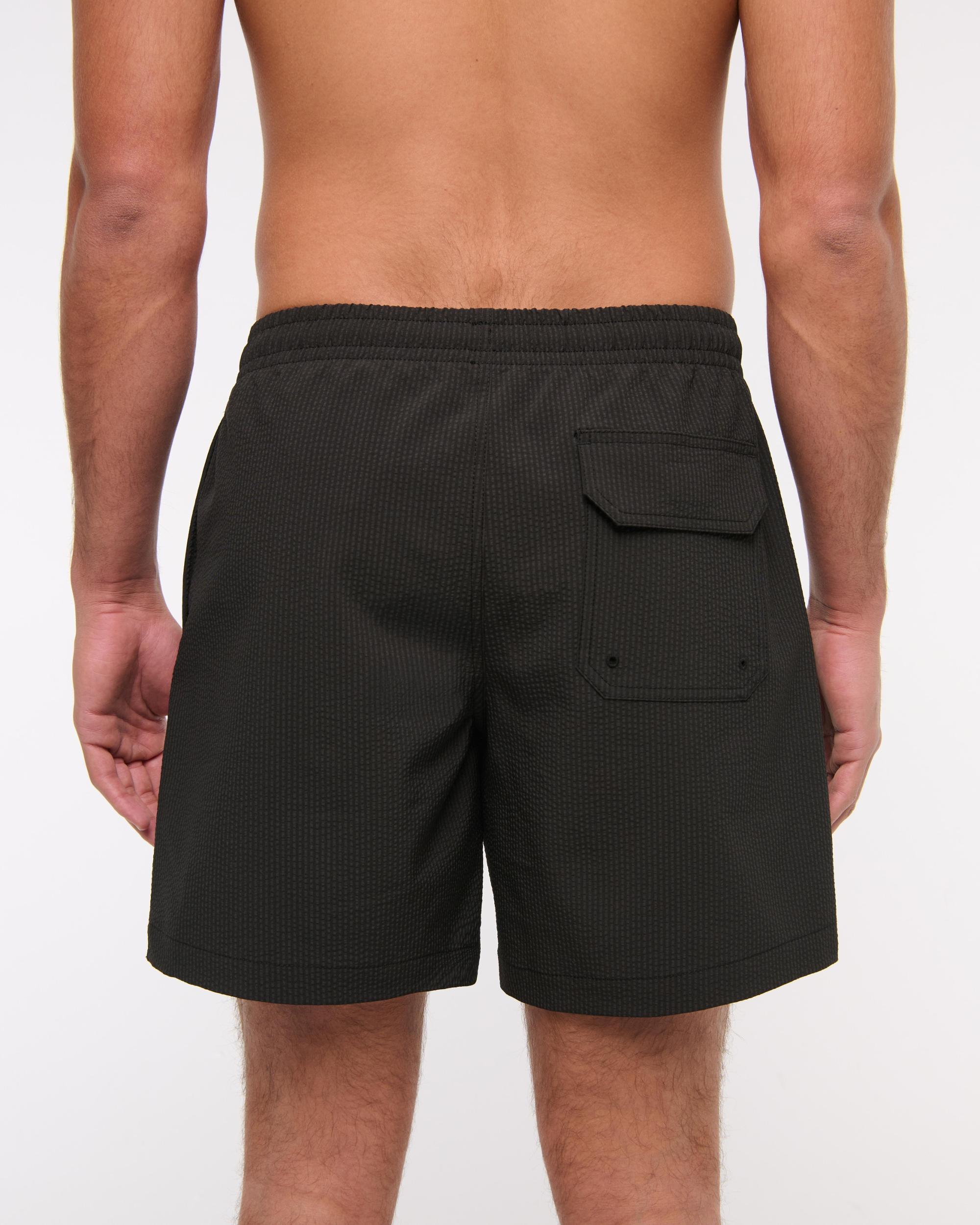 Pull-On Seersucker Swim Trunk Product Image
