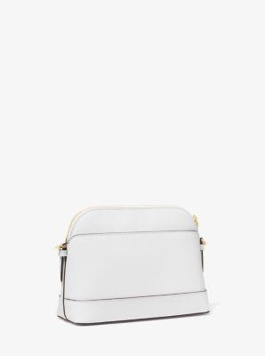 Large Saffiano Leather Dome Crossbody Bag Product Image