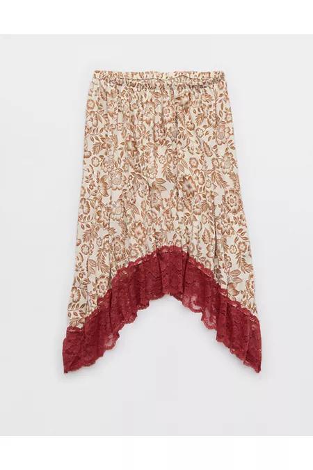 Aerie Handkerchief Midi Skirt Women's Product Image