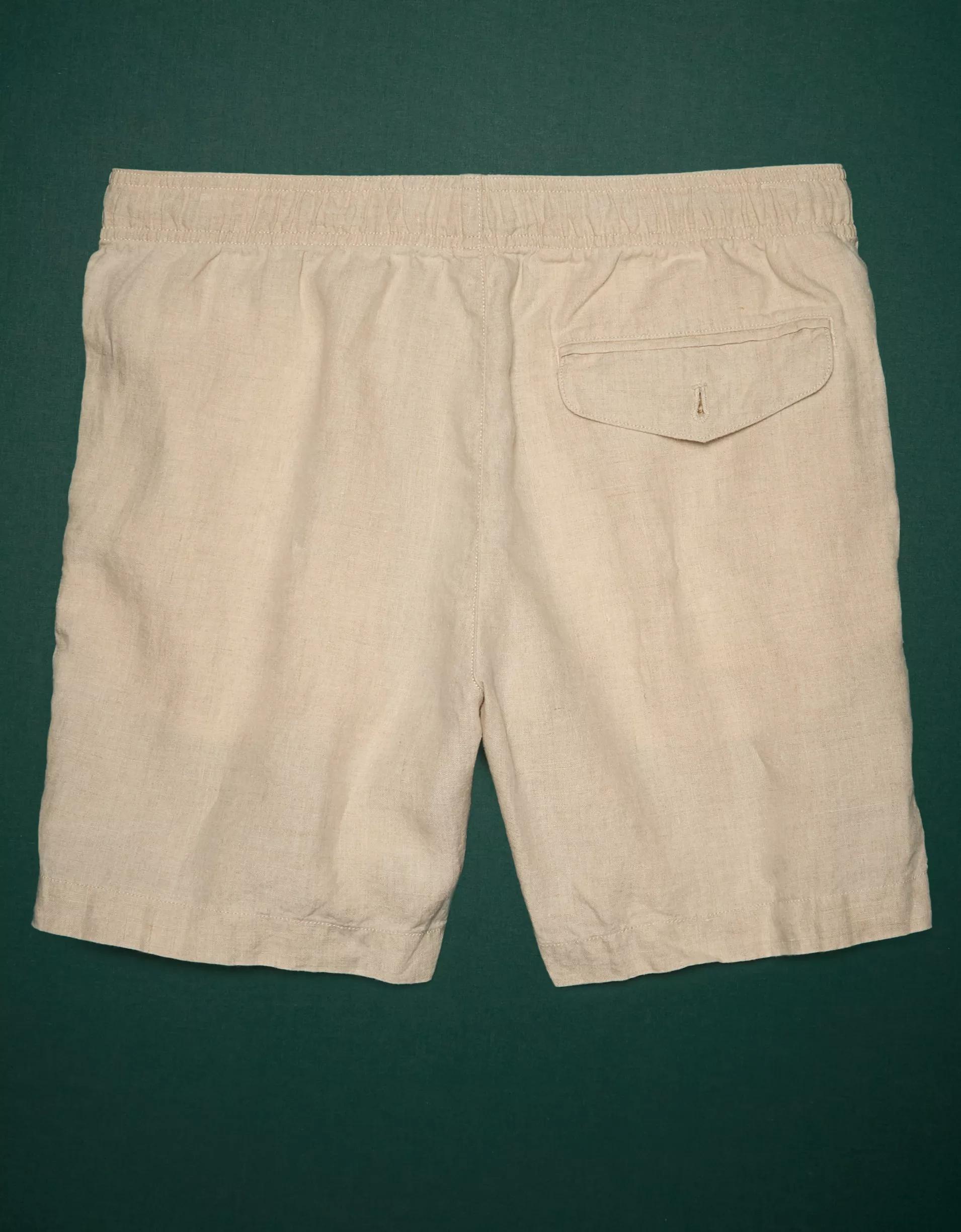 AE77 Premium Linen Pull-On Short Product Image