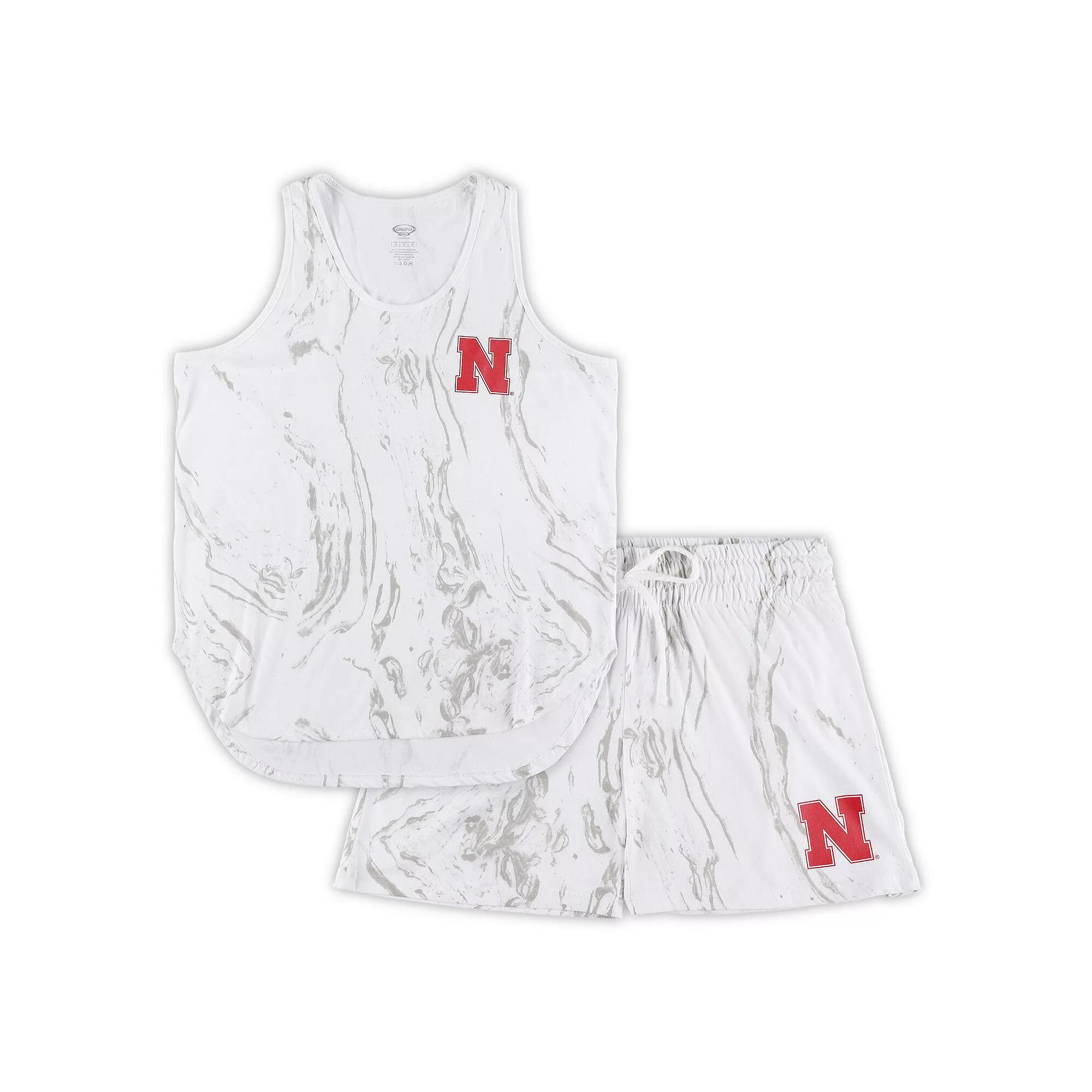 Women's Profile White Nebraska Huskers Plus  Product Image