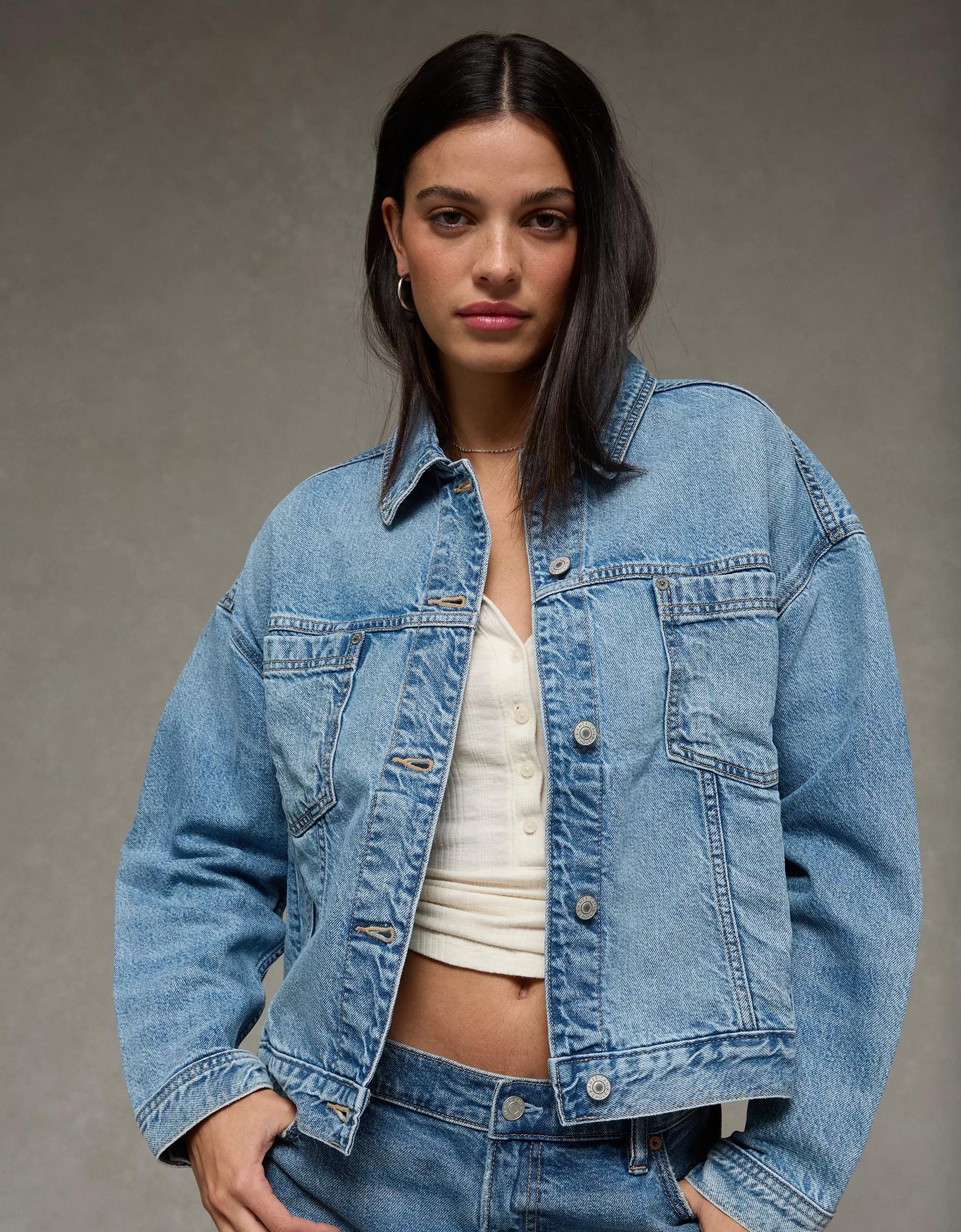AE Swing Denim Jacket Product Image