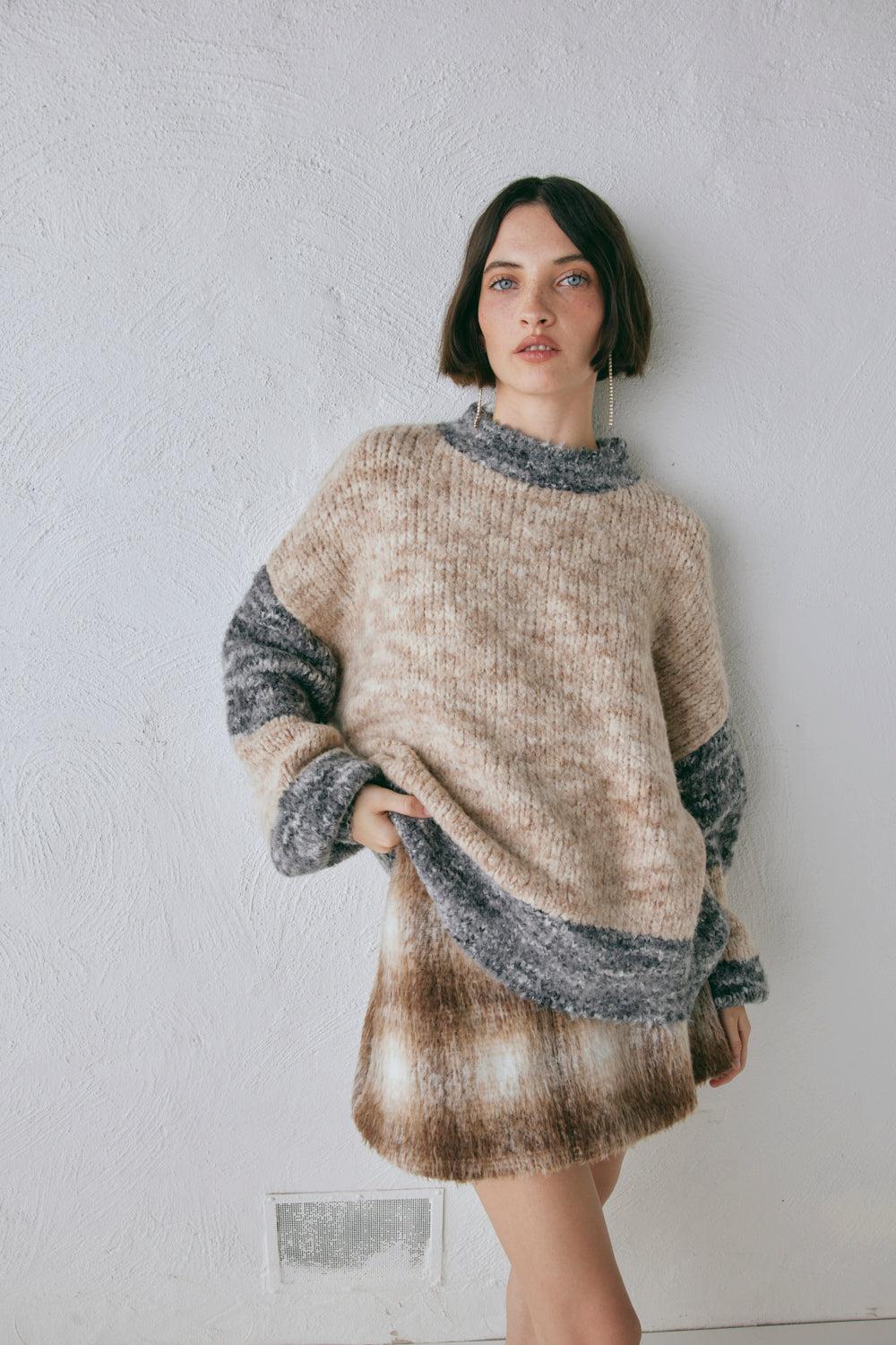 Alys Knit Jumper Marle Product Image