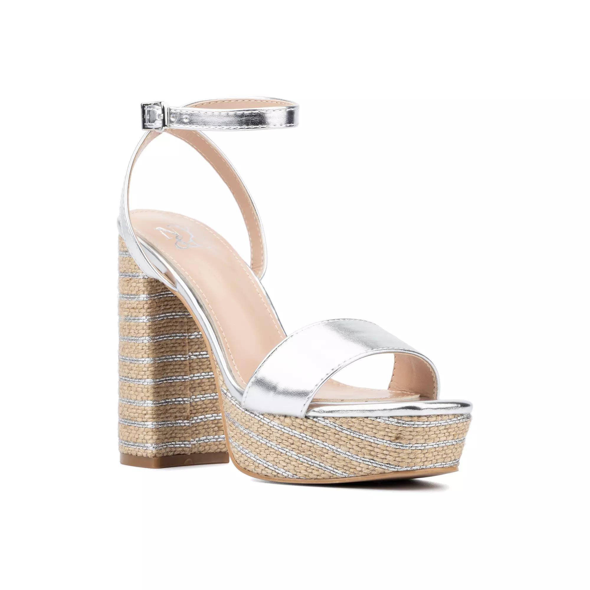 New York & Company Odalina Womens Block Heel Dress Sandals Product Image