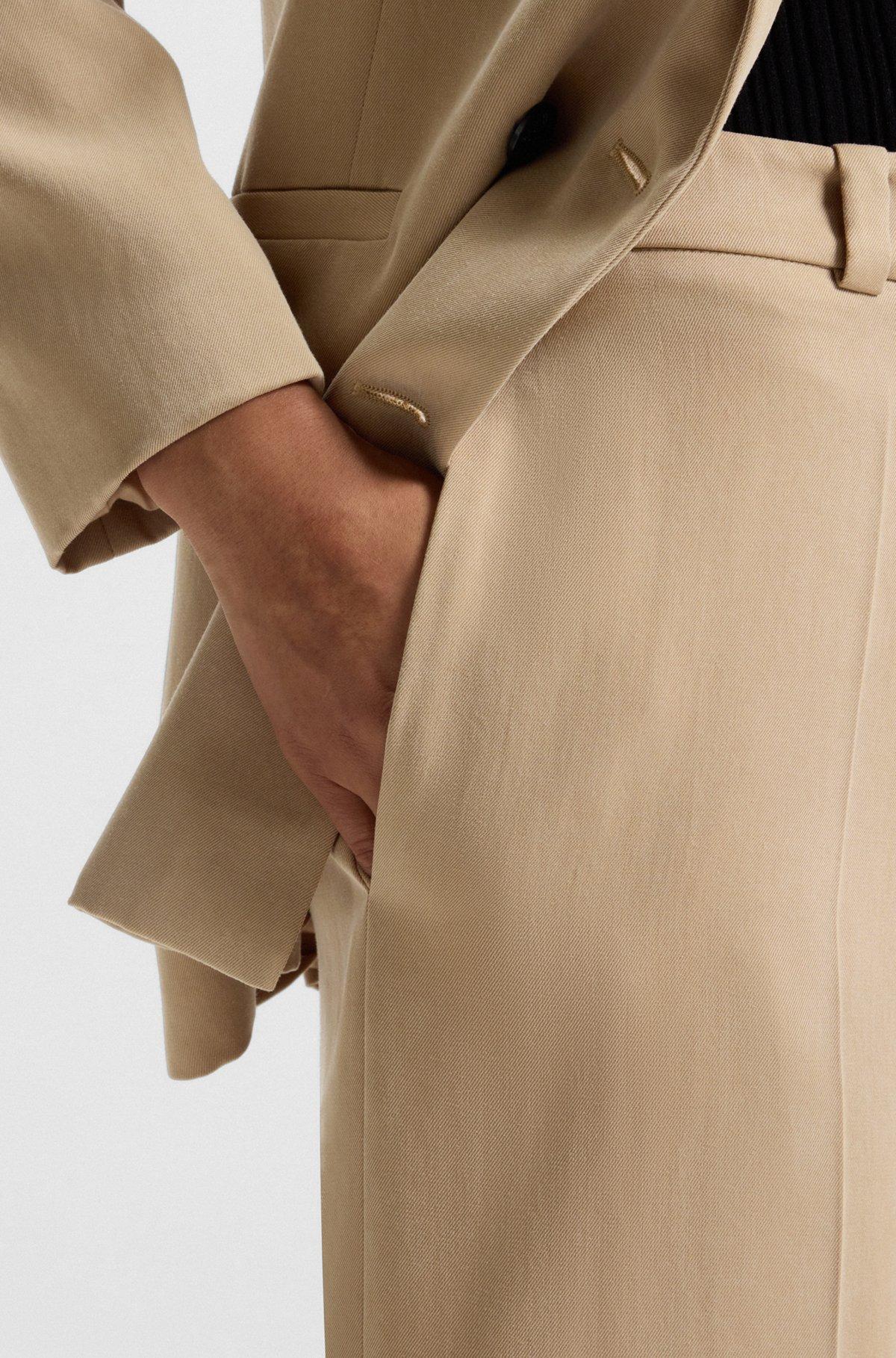 Regular-fit trousers with wide leg Product Image