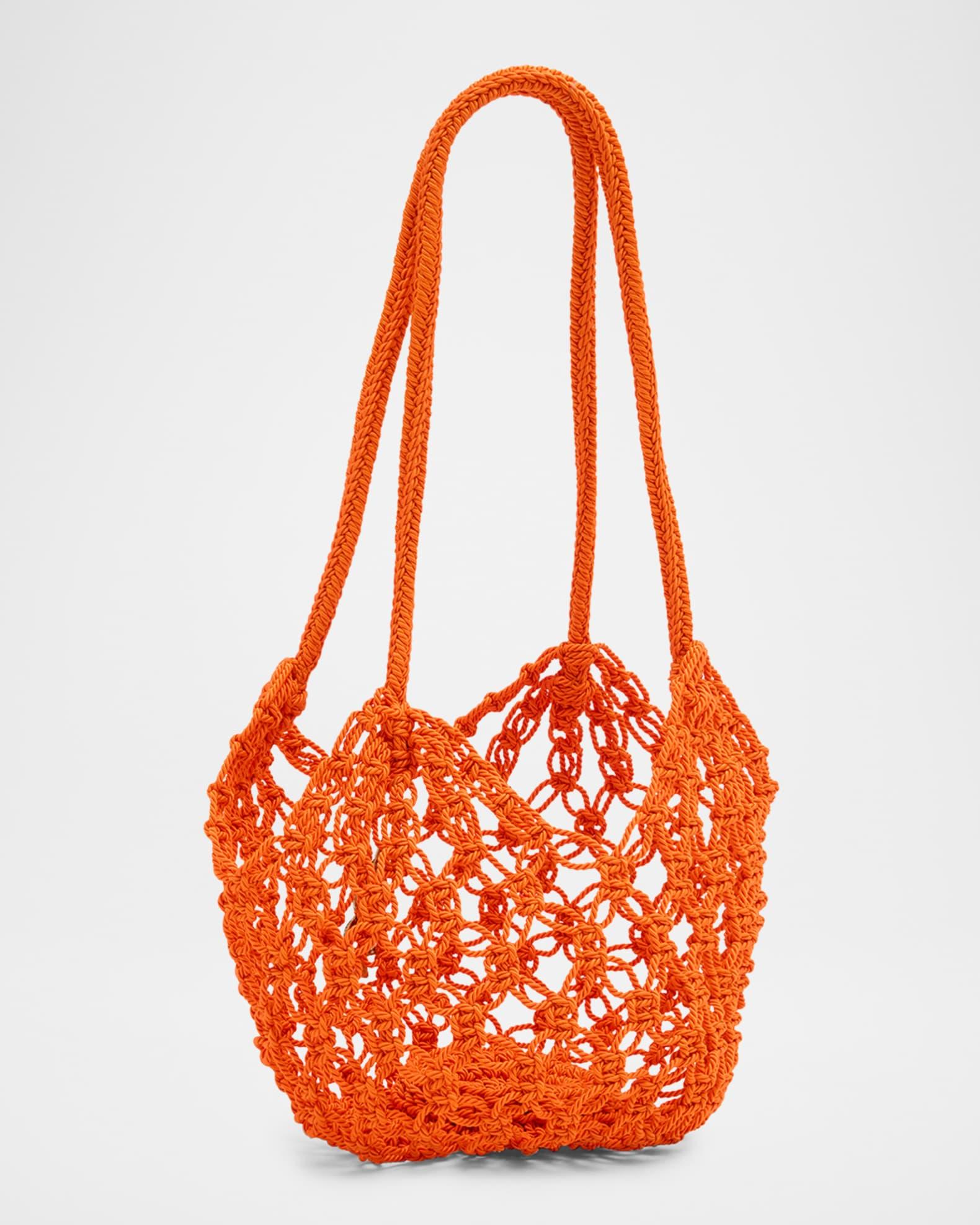 Small YSL Crochet Shopper Tote Bag Product Image