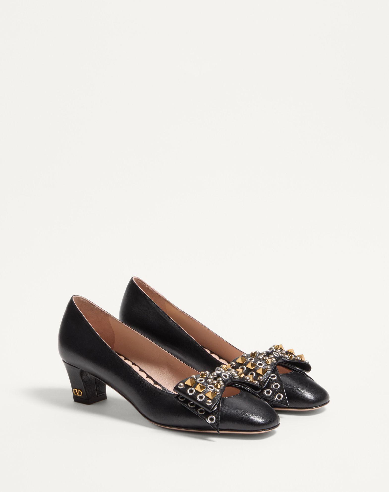 Bowow Pump In Kidskin With Studs 45Mm Product Image