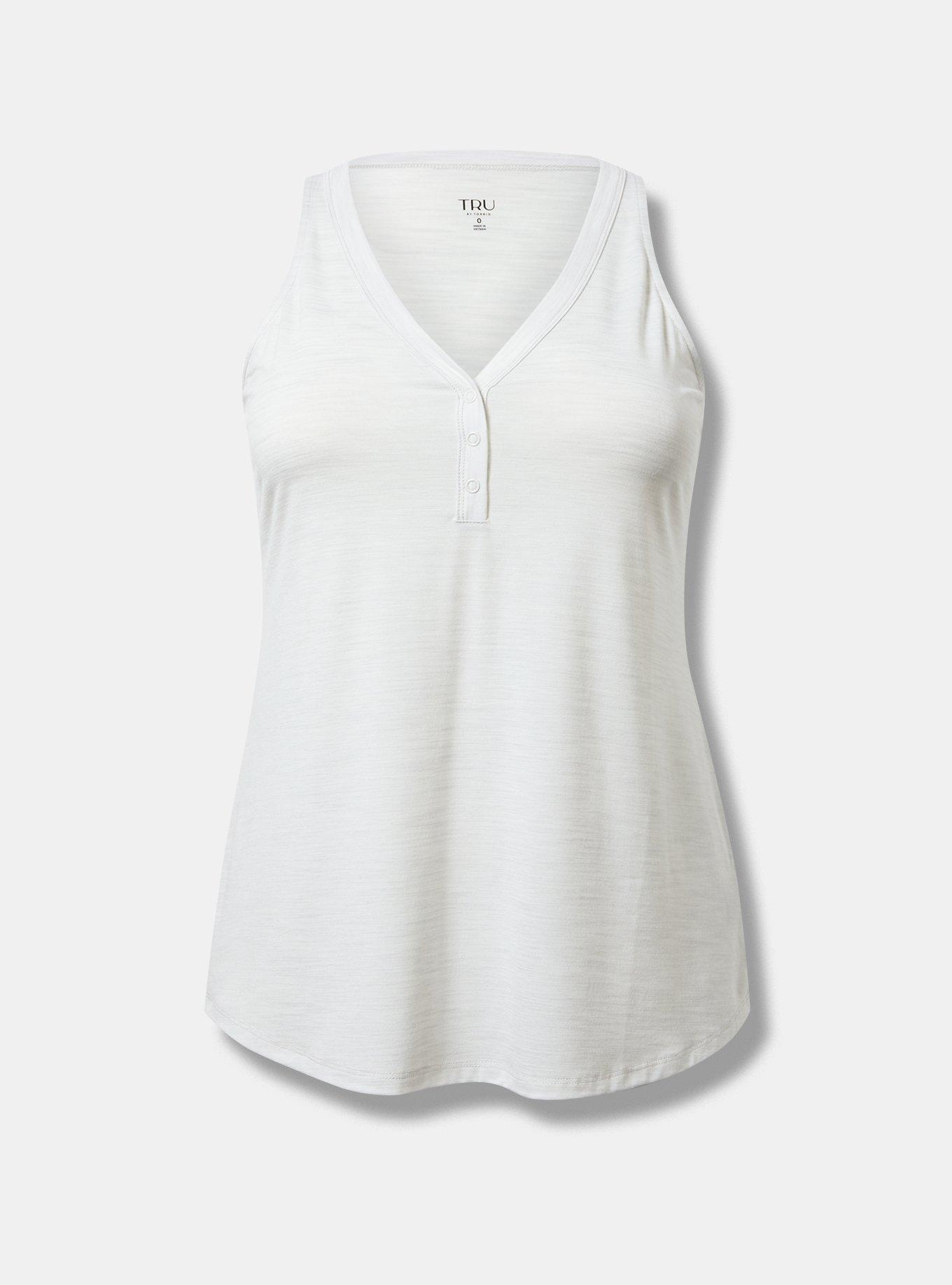 Snap Front Henley Active Tank Product Image
