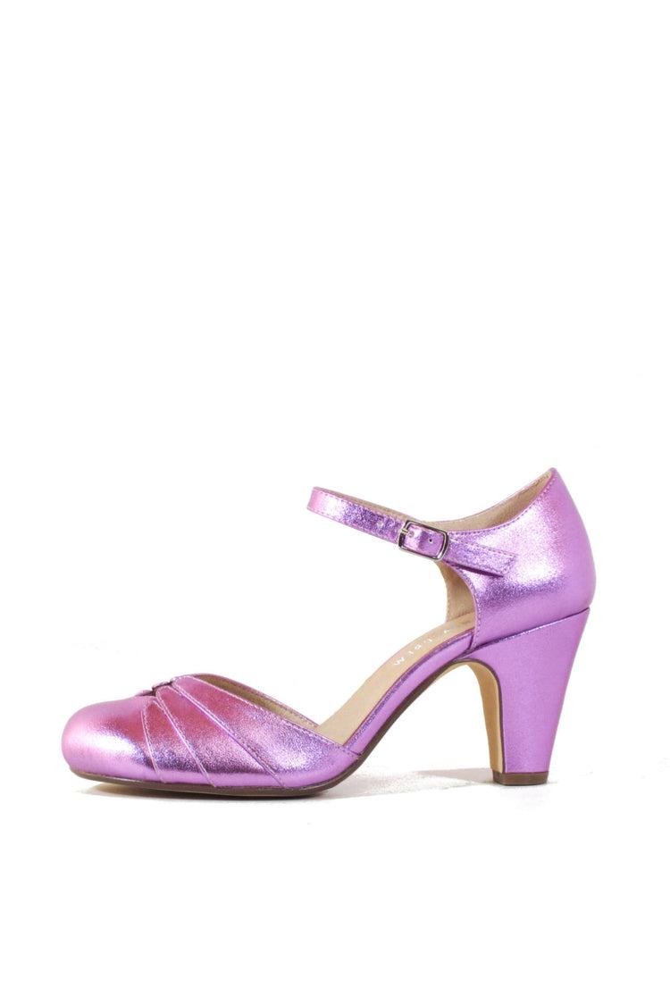 Goldie Metallic Ballroom Heels Product Image