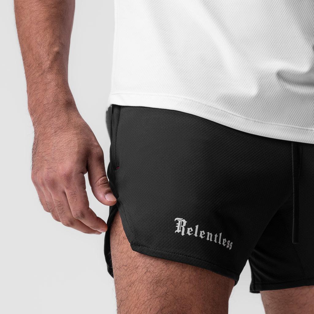 0993. AeroSilver® 5" Linerless Short - Black "RP" Male Product Image