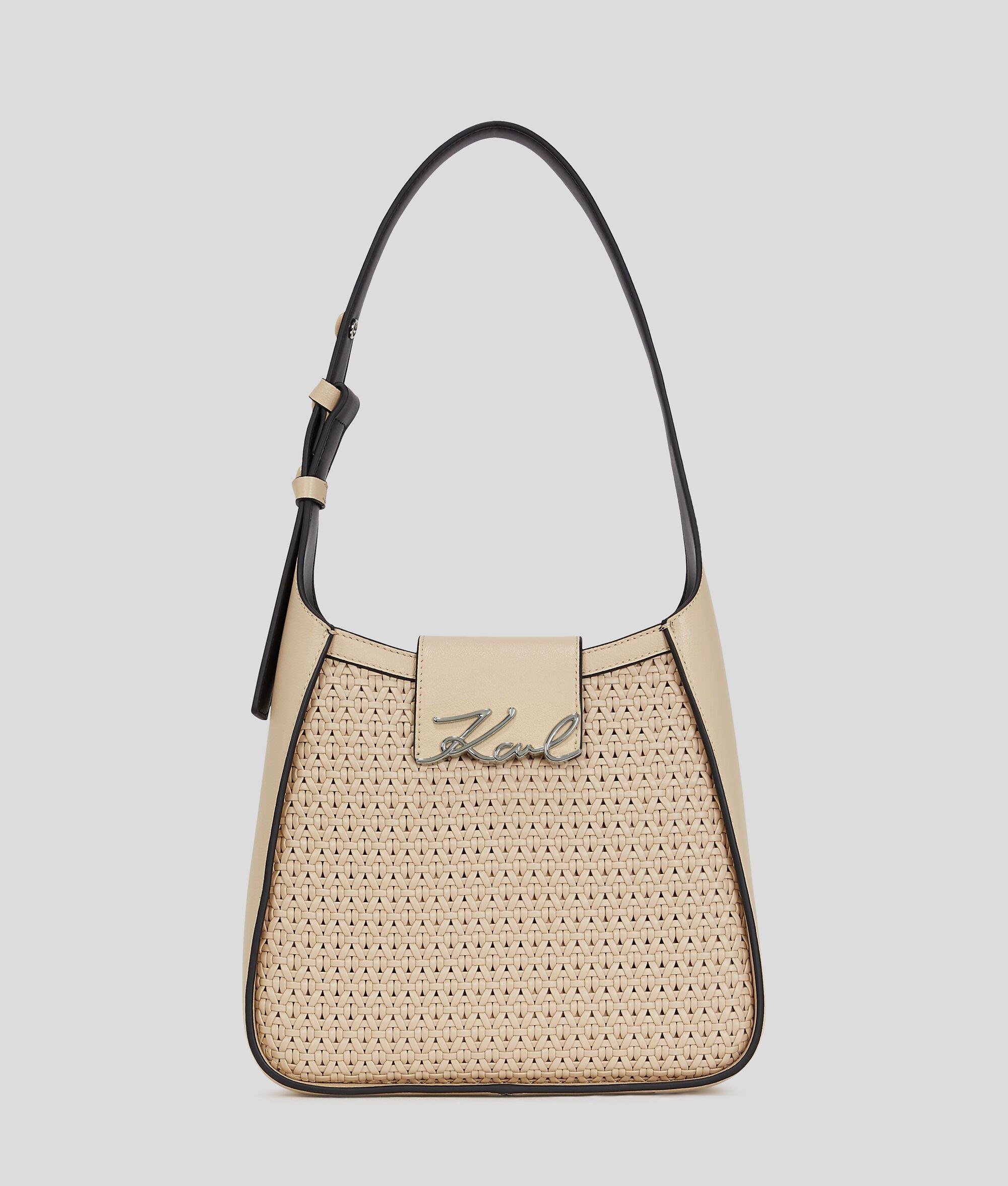 K/SIGNATURE WOVEN HOBO BAG Product Image