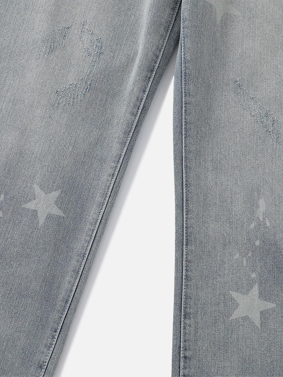 Aelfric Eden Star Graphic Baggy Jeans Product Image