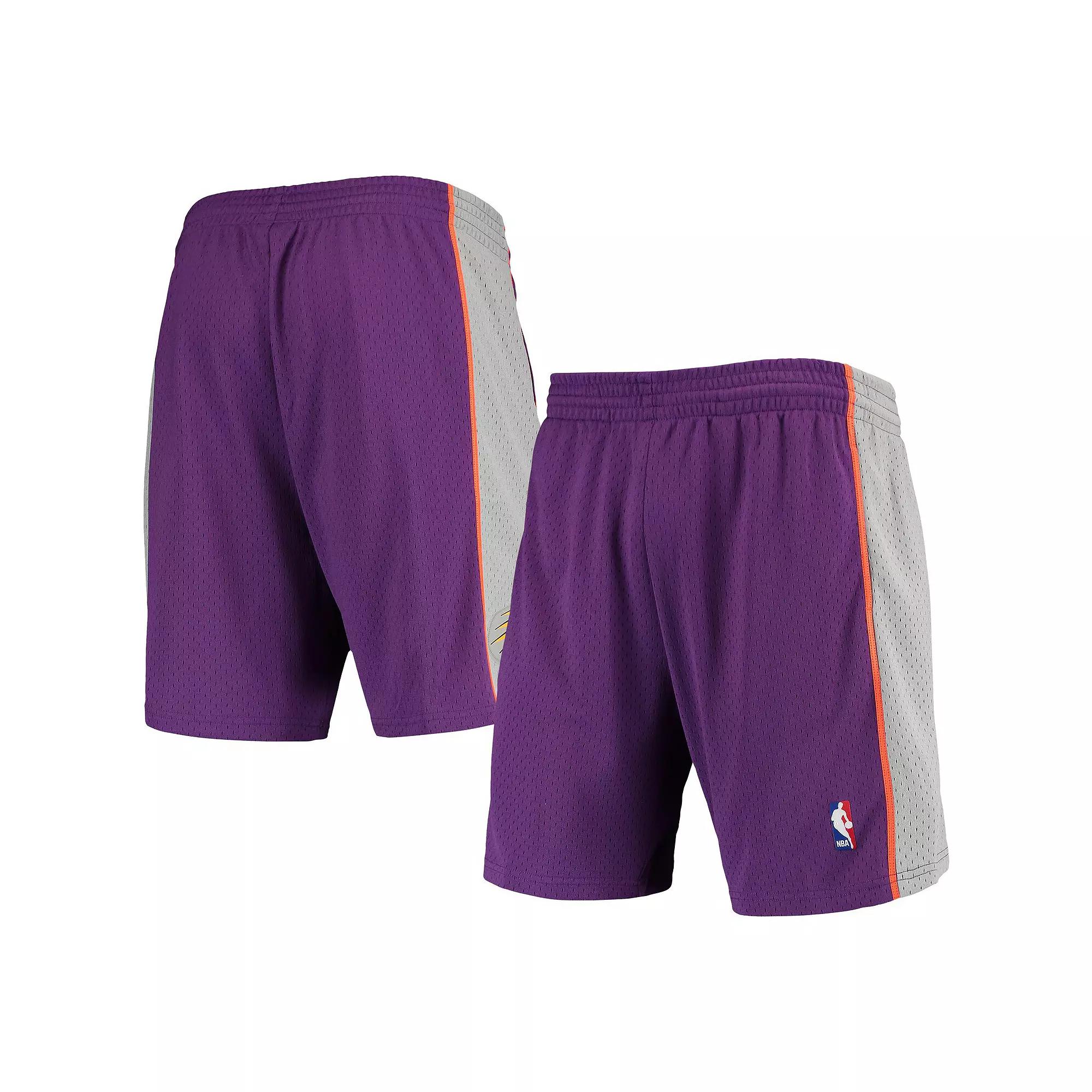 Men's Mitchell & Ness Purple Phoenix Suns 2001-02 Hardwood Classics Swingman Shorts, Size: XL, Phx Purple Product Image