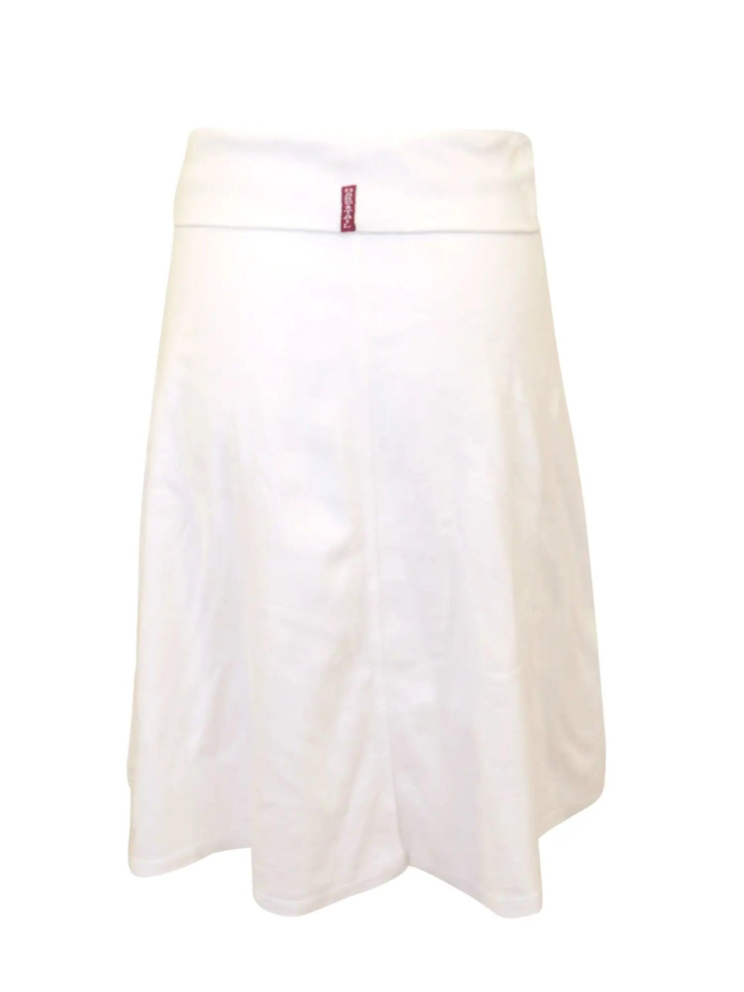 Hard Tail Forever Knee Length A-Line Rolldown Waist Skirt (Style B-126) Product Image