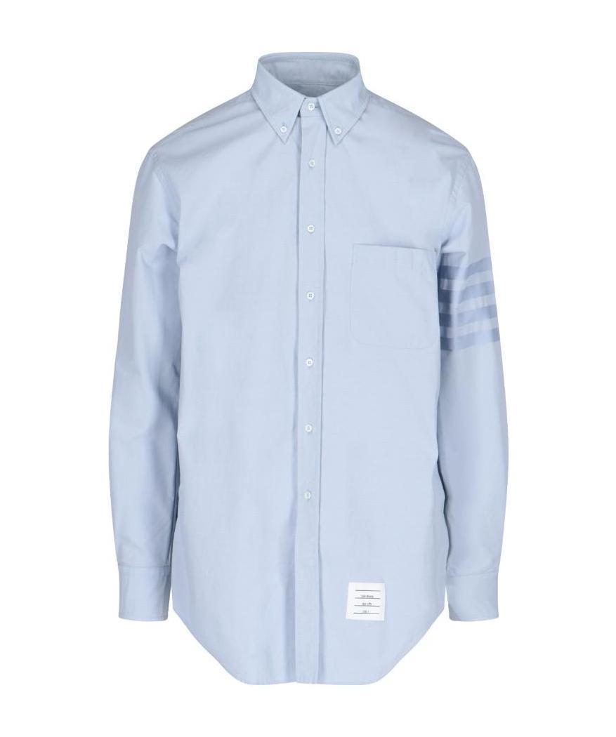 Thom Browne Men's Classic Fit Cotton Button-Down Shirt Product Image