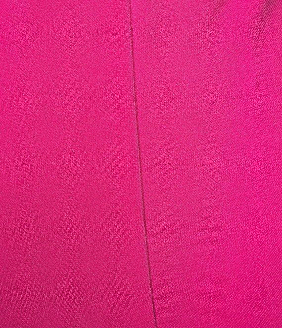 IC Collection Plus Knit Front Slit 3D Floral Pull-On Pants Product Image