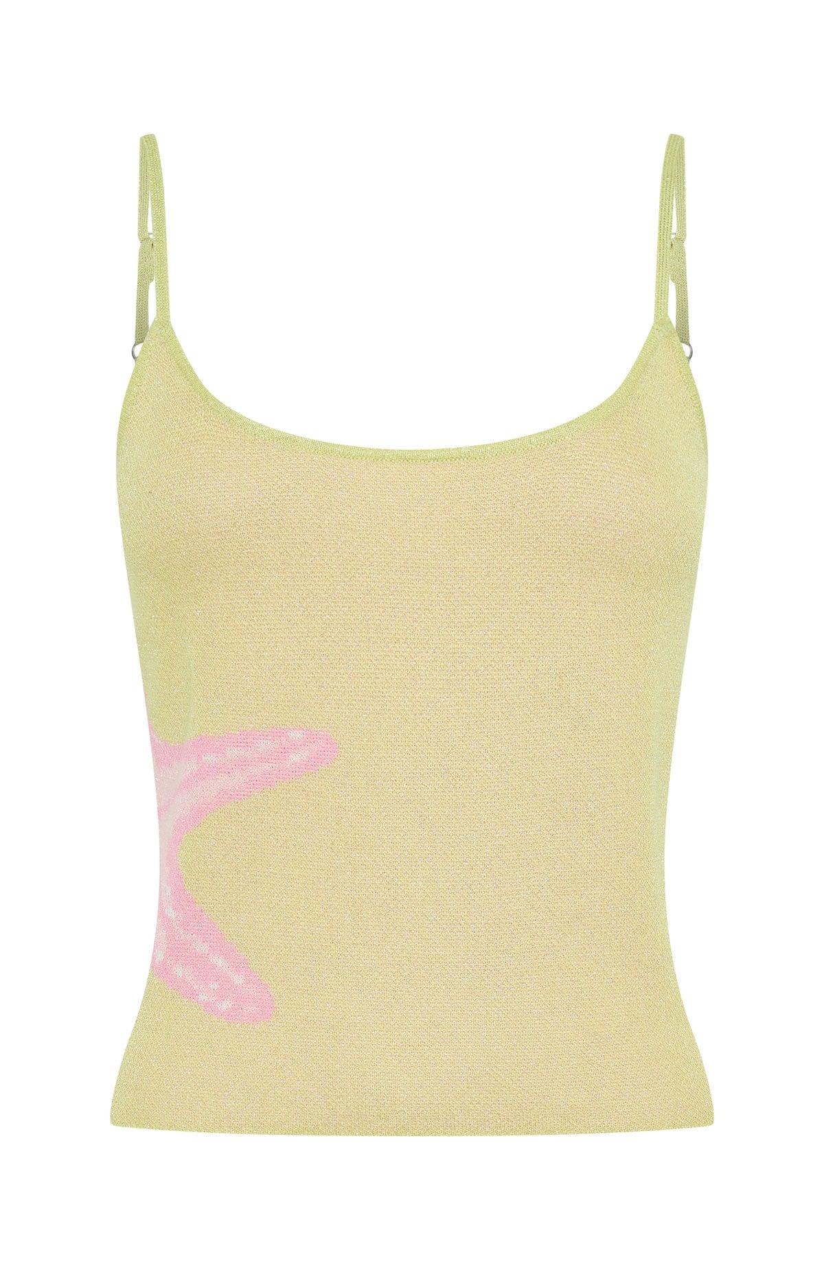 Good Energy Always Knit Top Lemon Product Image