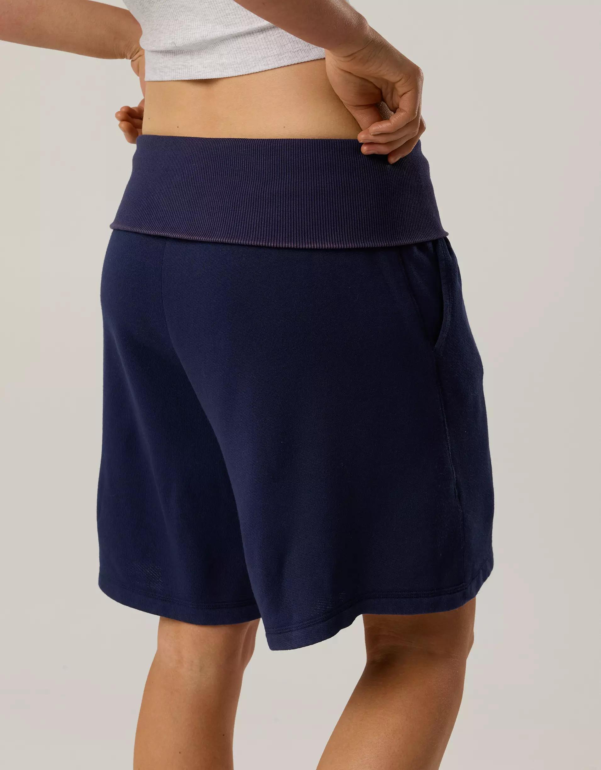 OFFLINE By Aerie Keep It 100 Terry Foldover Long Short Product Image
