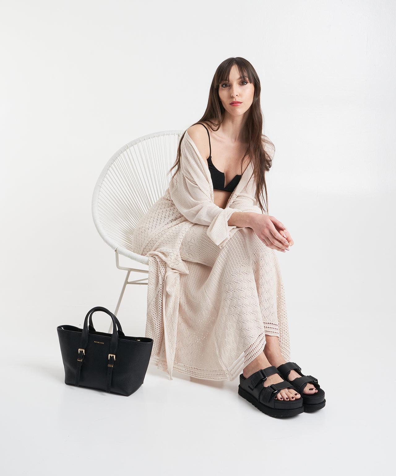 Lace crochet maxi skirt Product Image