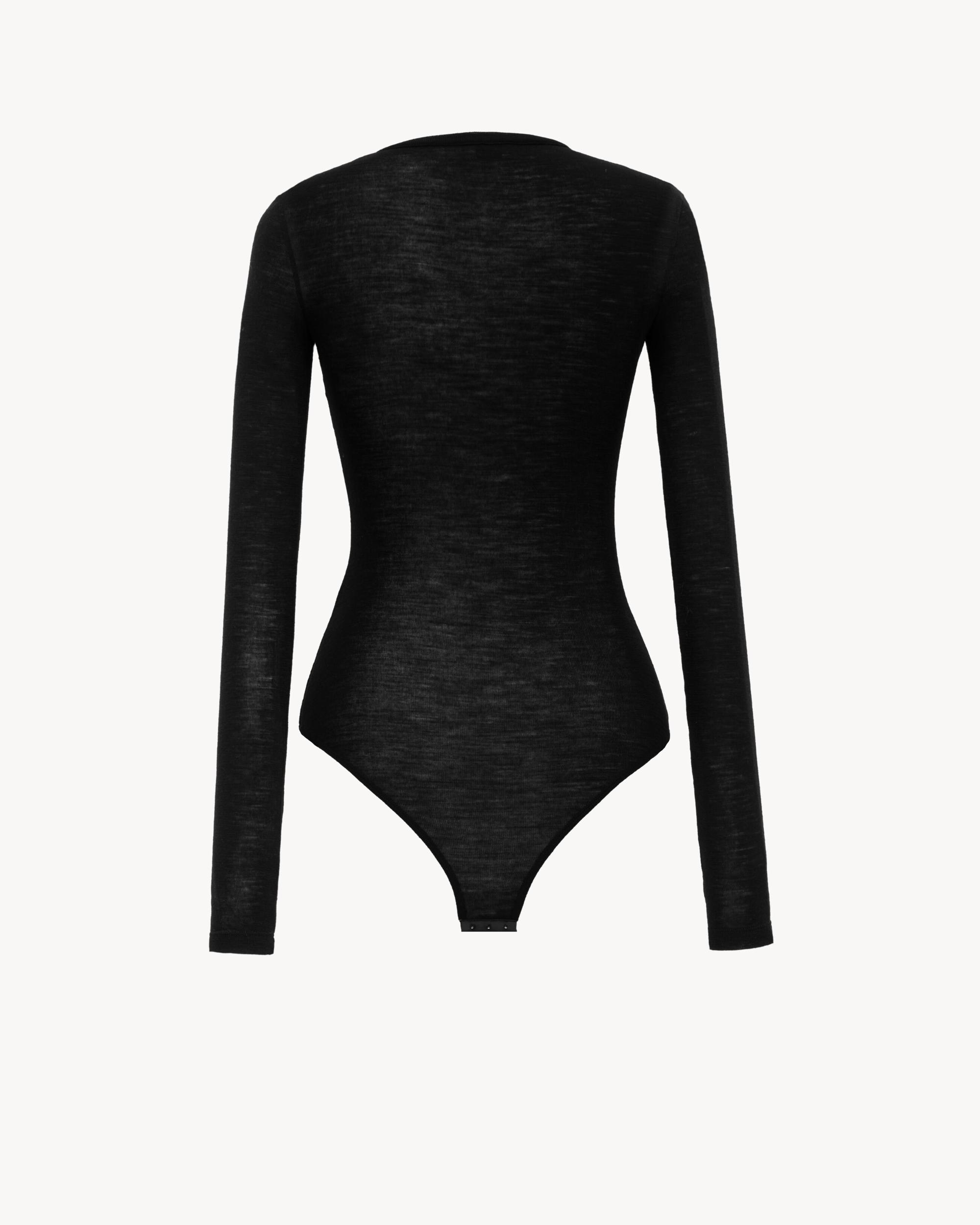 crewneck bodysuit in wool jersey Product Image