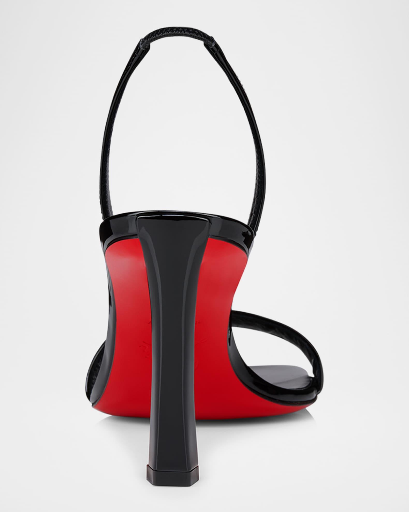 Condora Leather Red Sole Slingback Sandals Product Image