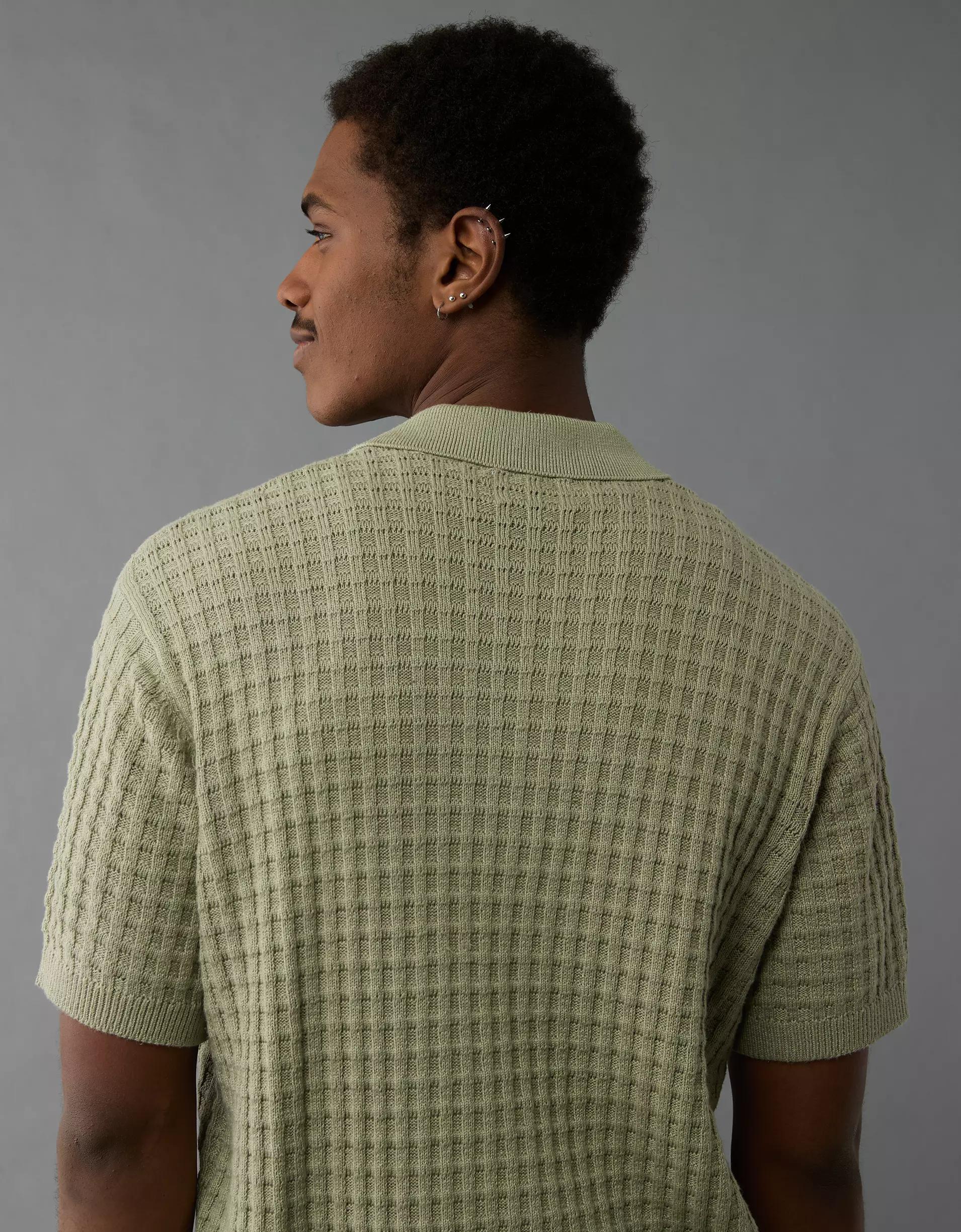 AE Weekend Sweater Polo Shirt Product Image