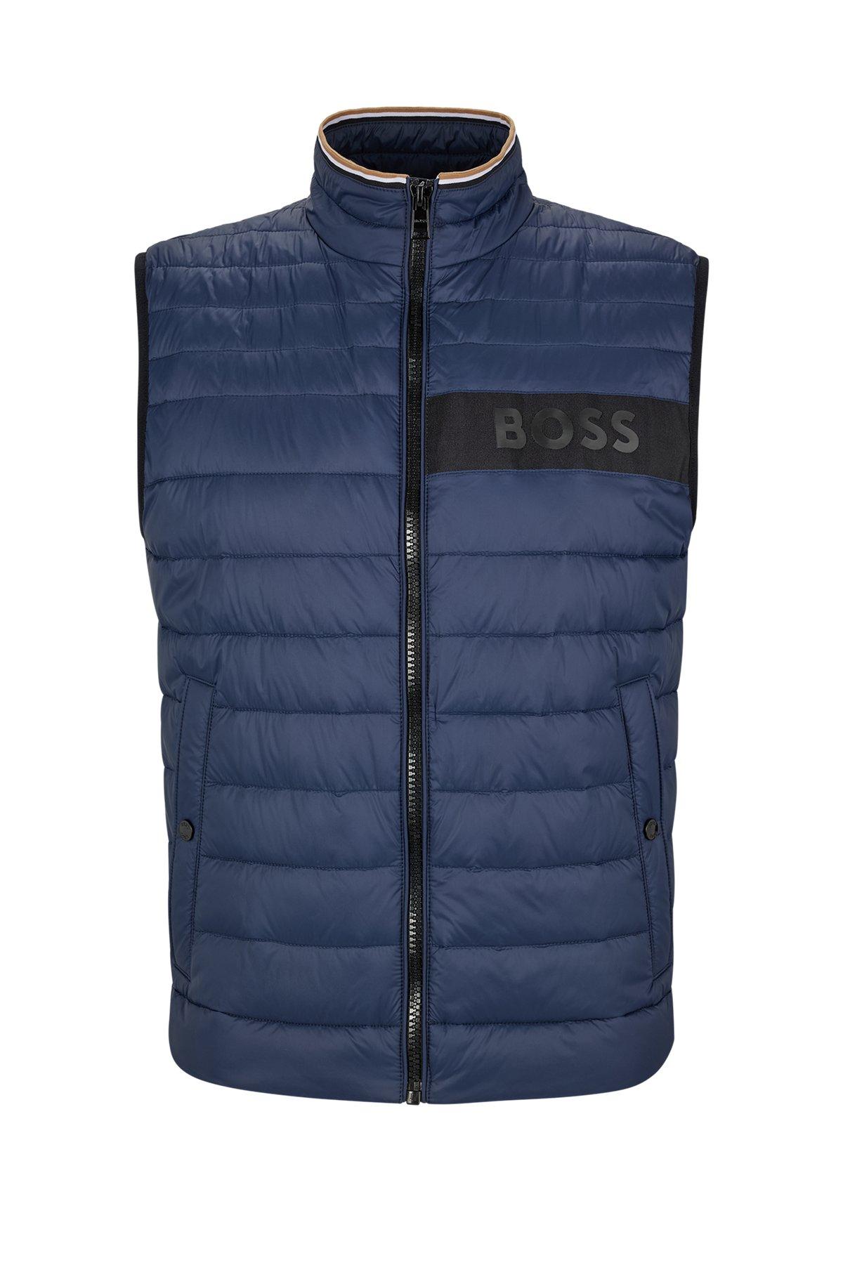Water-repellent gilet with 3D-logo tape Product Image