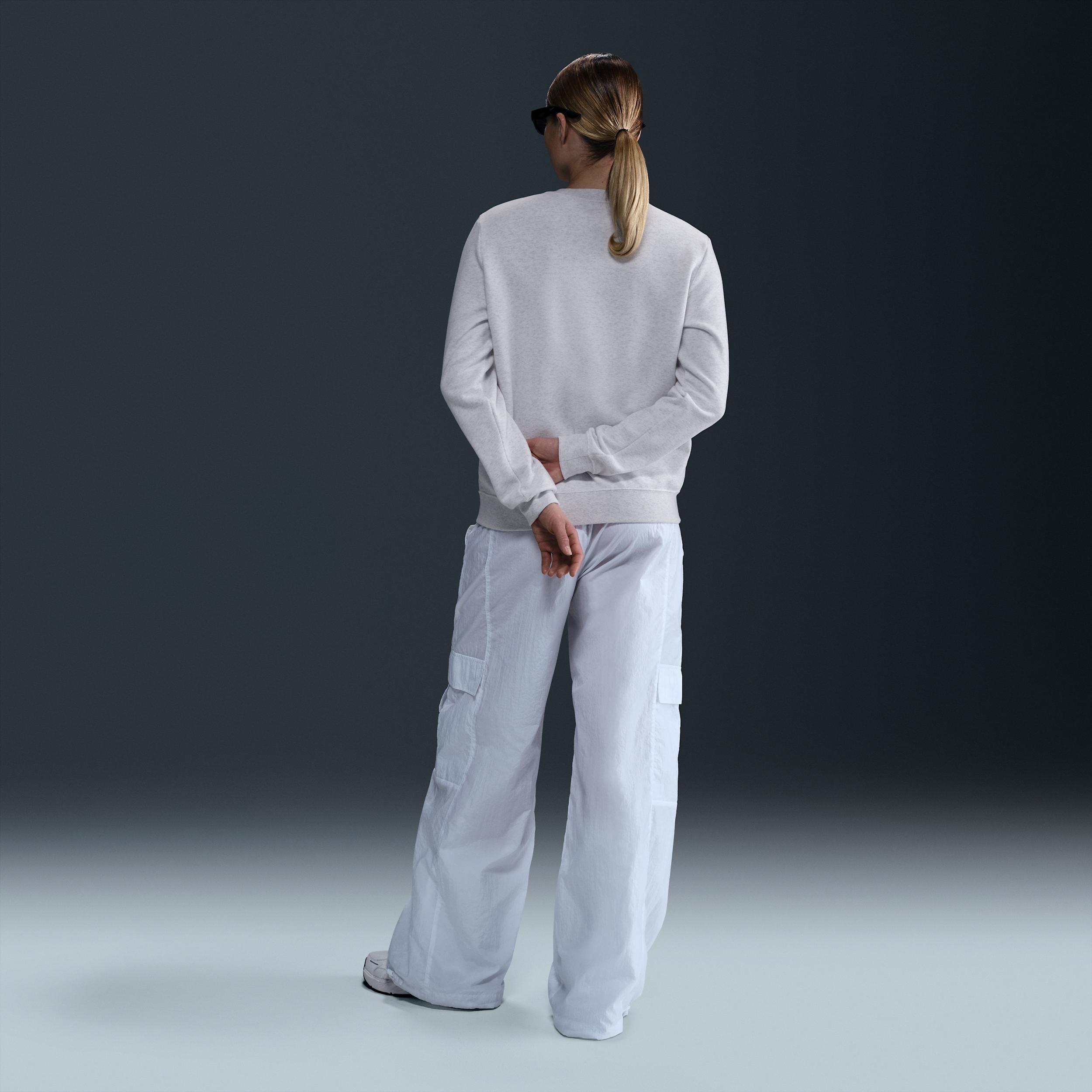 Women's Nike Sportswear Club Embroidered Logo Fleece Crewneck Sweatshirt,  Product Image