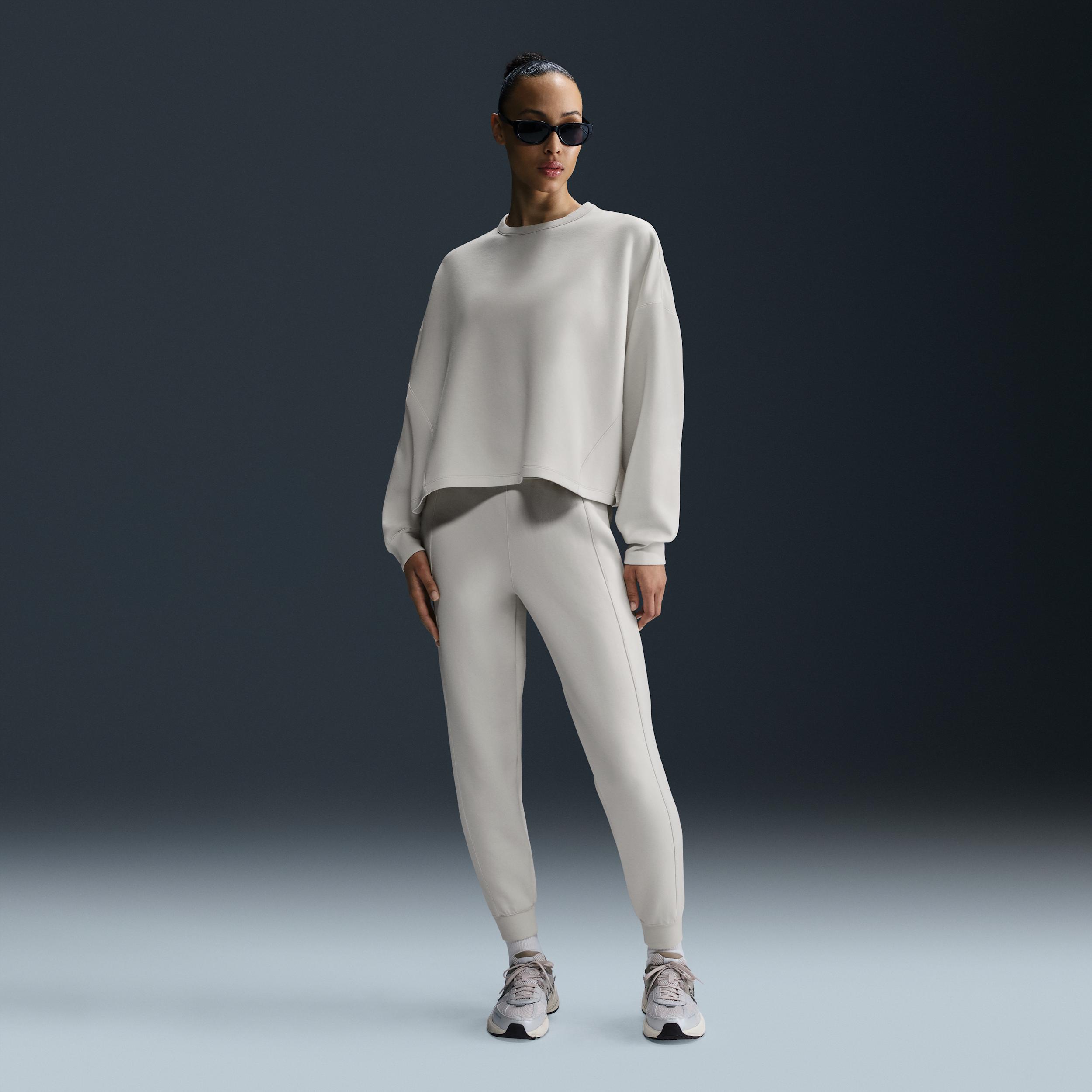 Nike Womens 24.7 ImpossiblySoft Dri-FIT Oversized Crew-Neck Top | HQ8193-104 Product Image