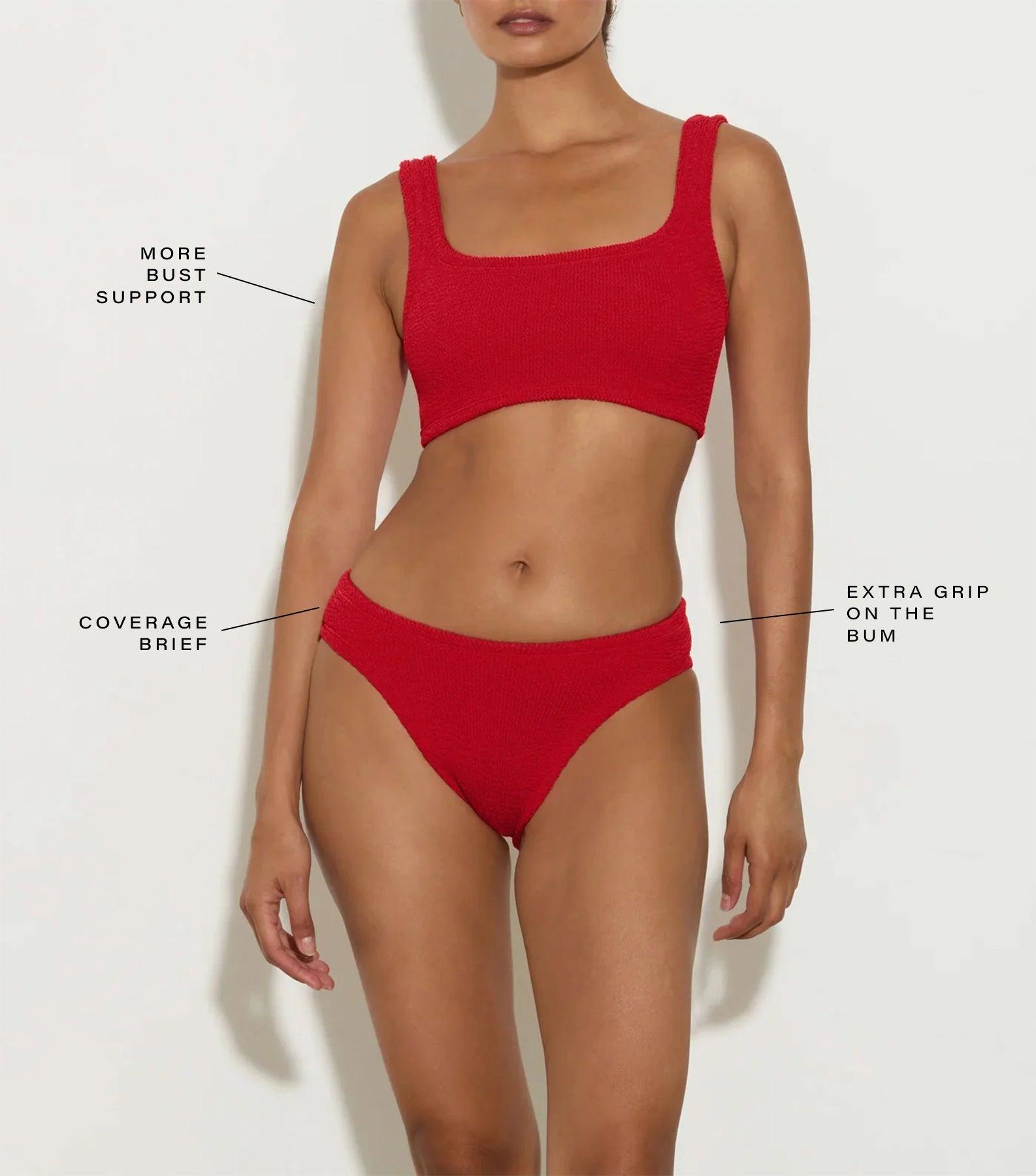 Coverage Xandra Bikini - Red Product Image