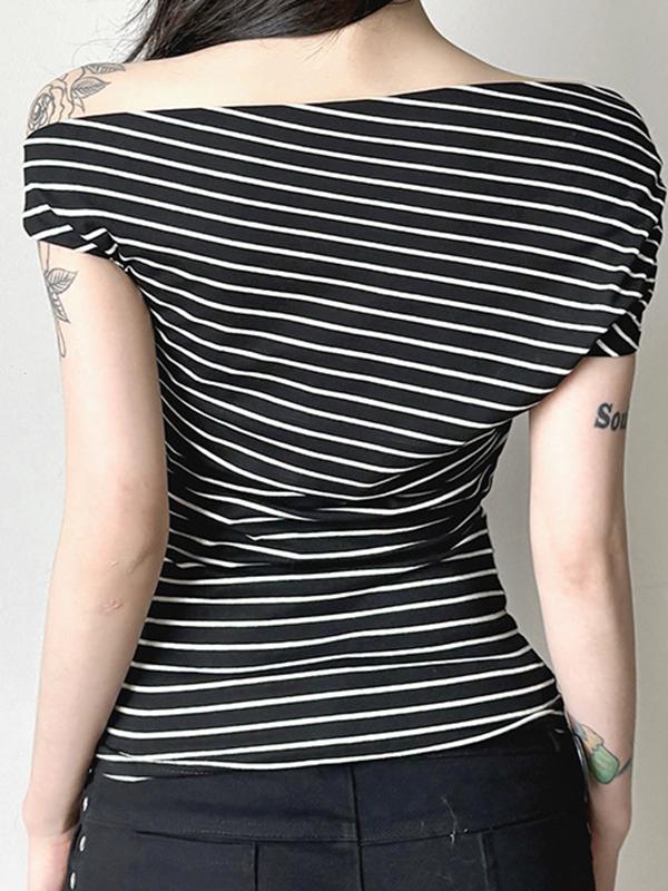Striped Short Sleeve Tee Product Image
