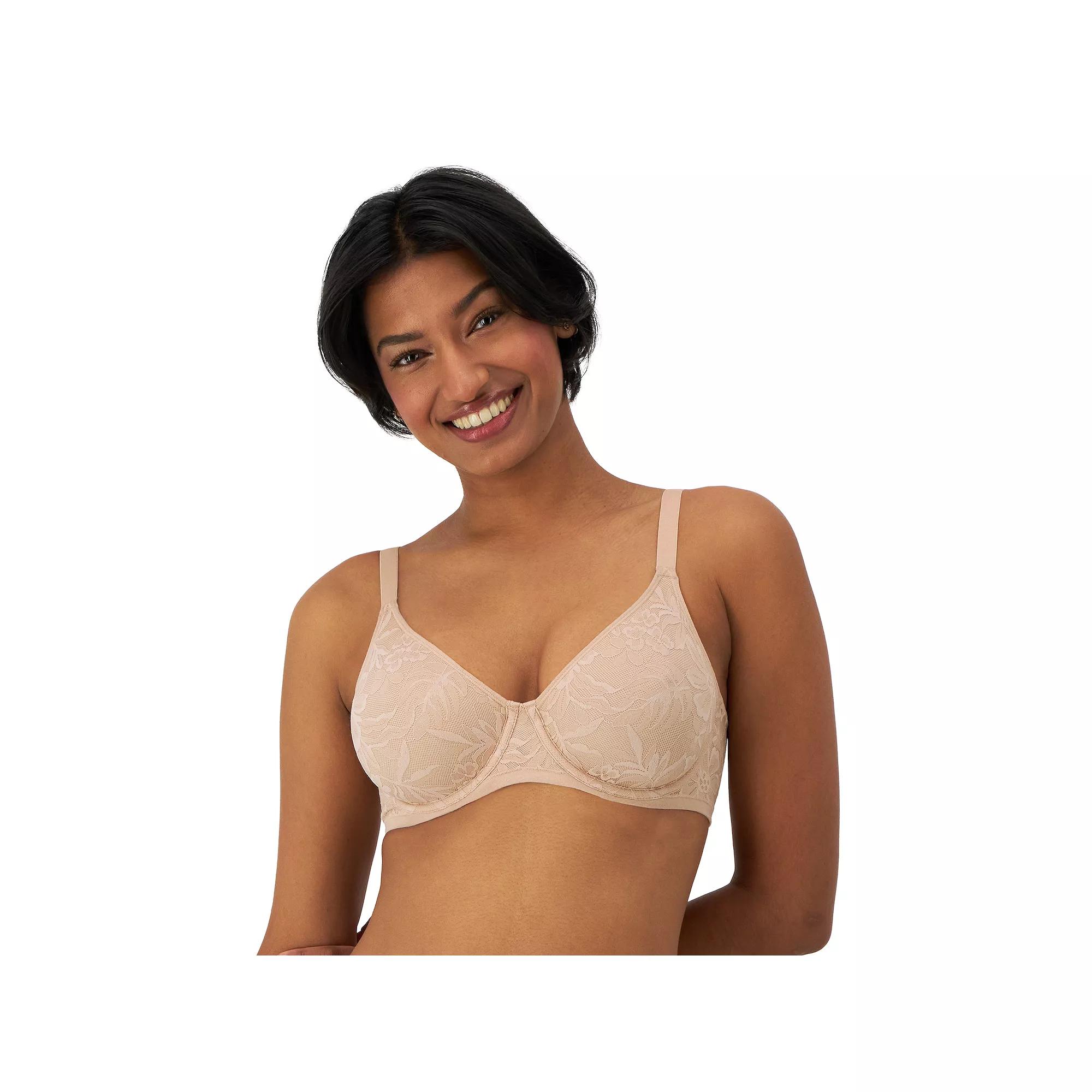 Bali Breathe Cotton Modal Lace Convertible Strap Underwire Bra DF7590, Women's,  Product Image