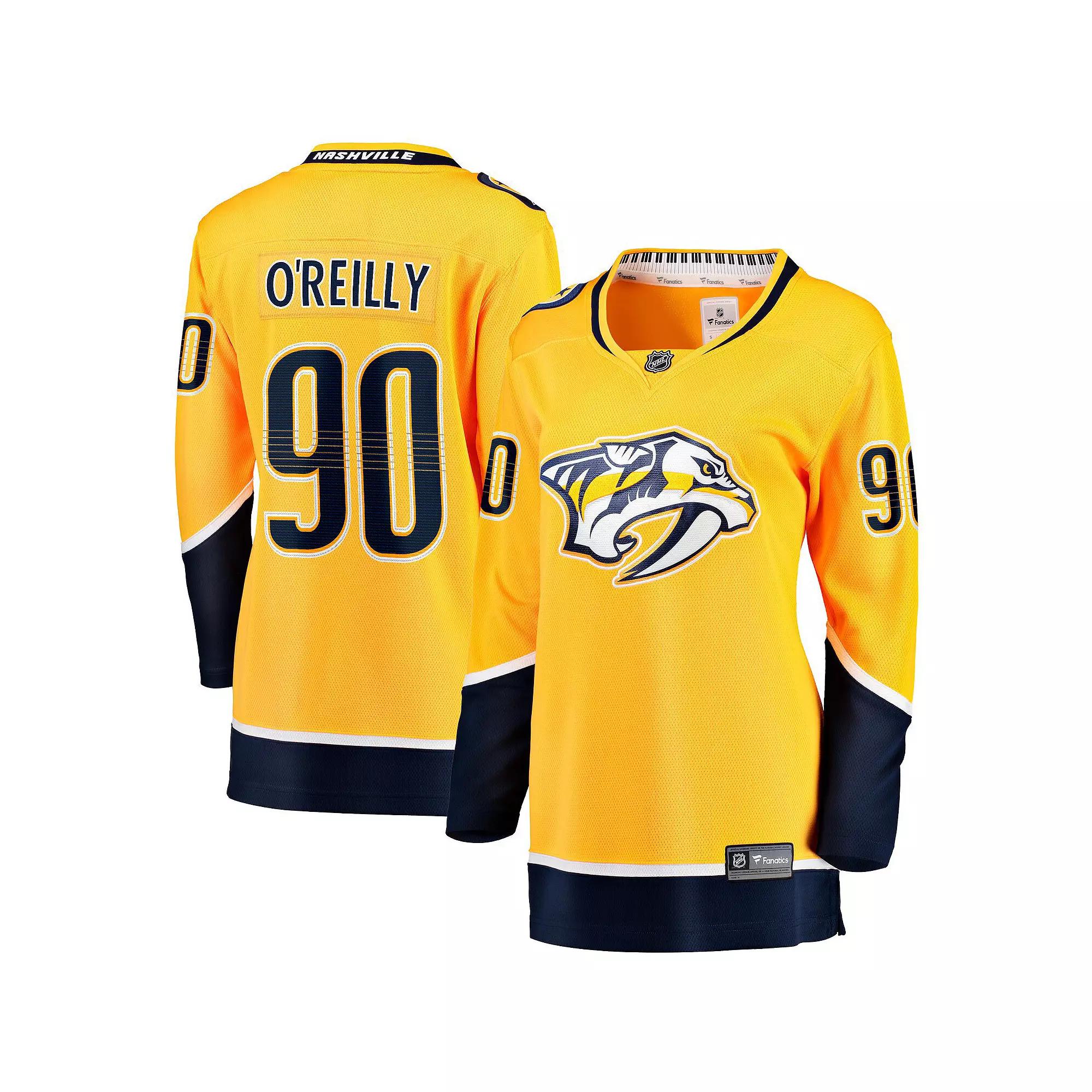 Women's Fanatics Branded Ryan O'Reilly Gold Nashville Predators Home Premier Breakaway Player Jersey,  Product Image
