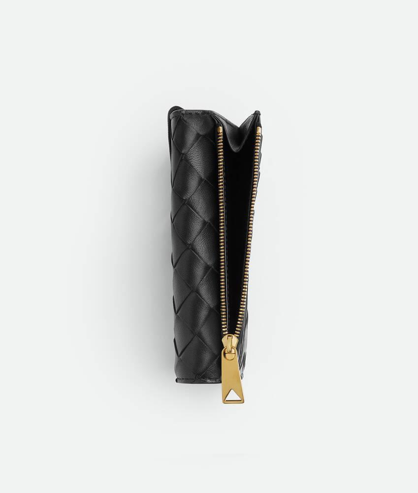 Women's Andiamo Zipped Card Case in Black Product Image