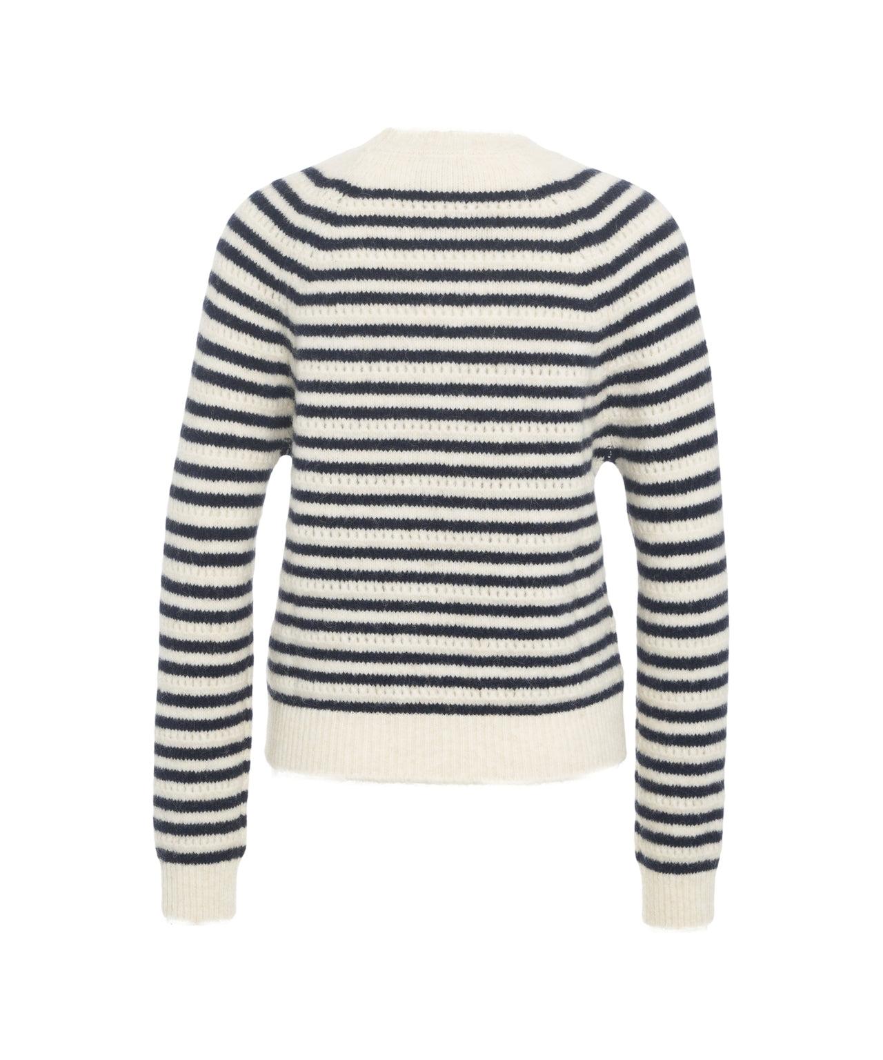 Striped knit sweater Product Image