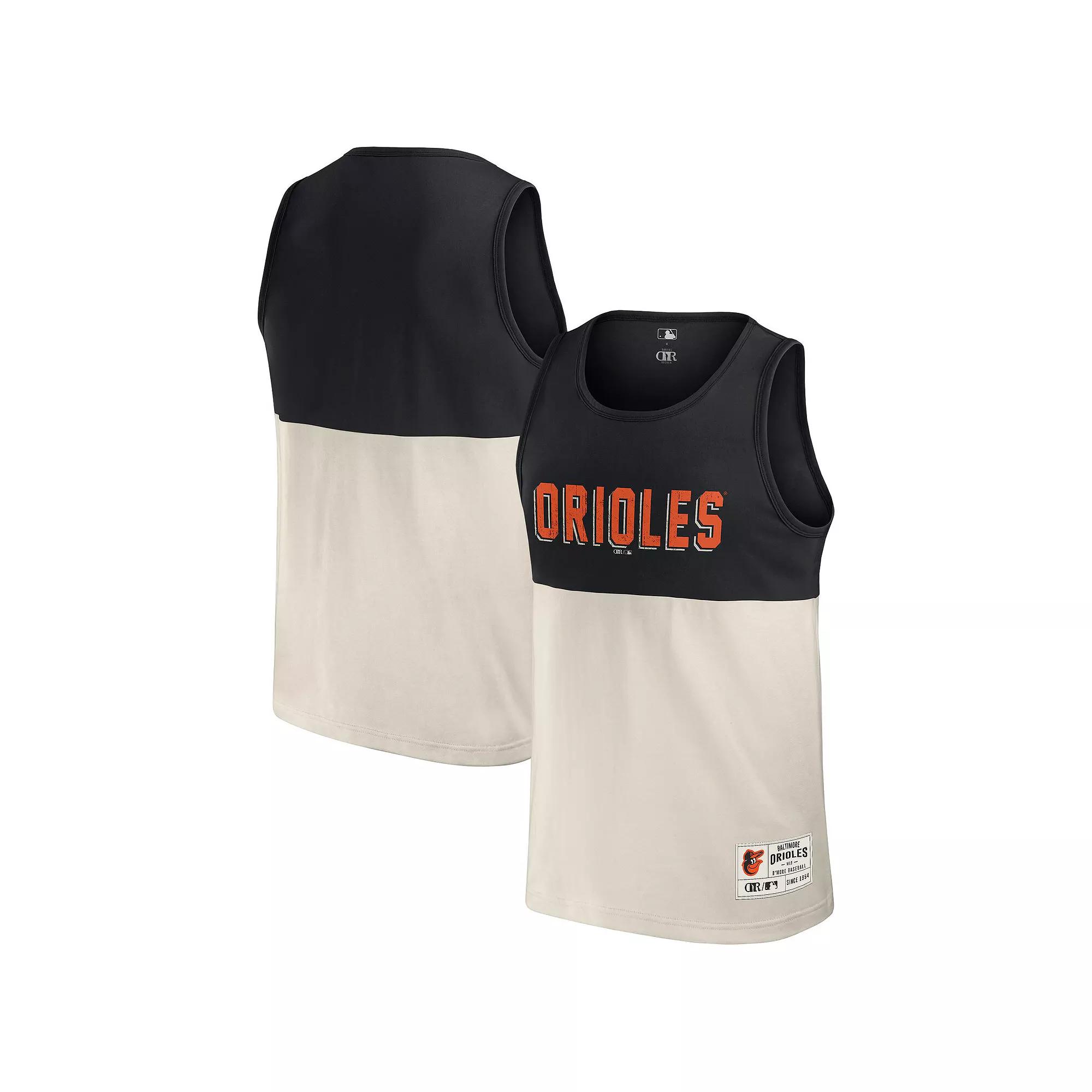 Men's Darius Rucker Collection by Fanatics Black San Francisco Giants Colorblock Tank Top,  Product Image