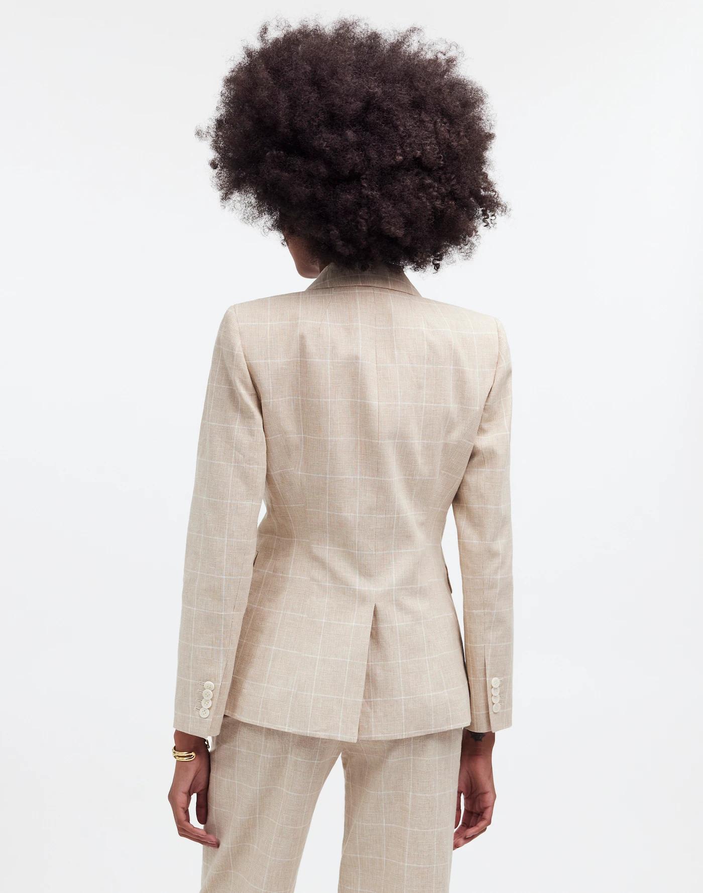 The Slim Blazer in Plaid Product Image