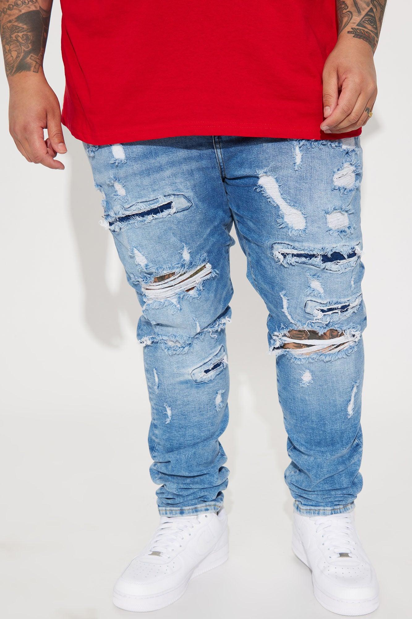 Ready To Unwind Stacked Skinny Jeans - Medium Wash Product Image