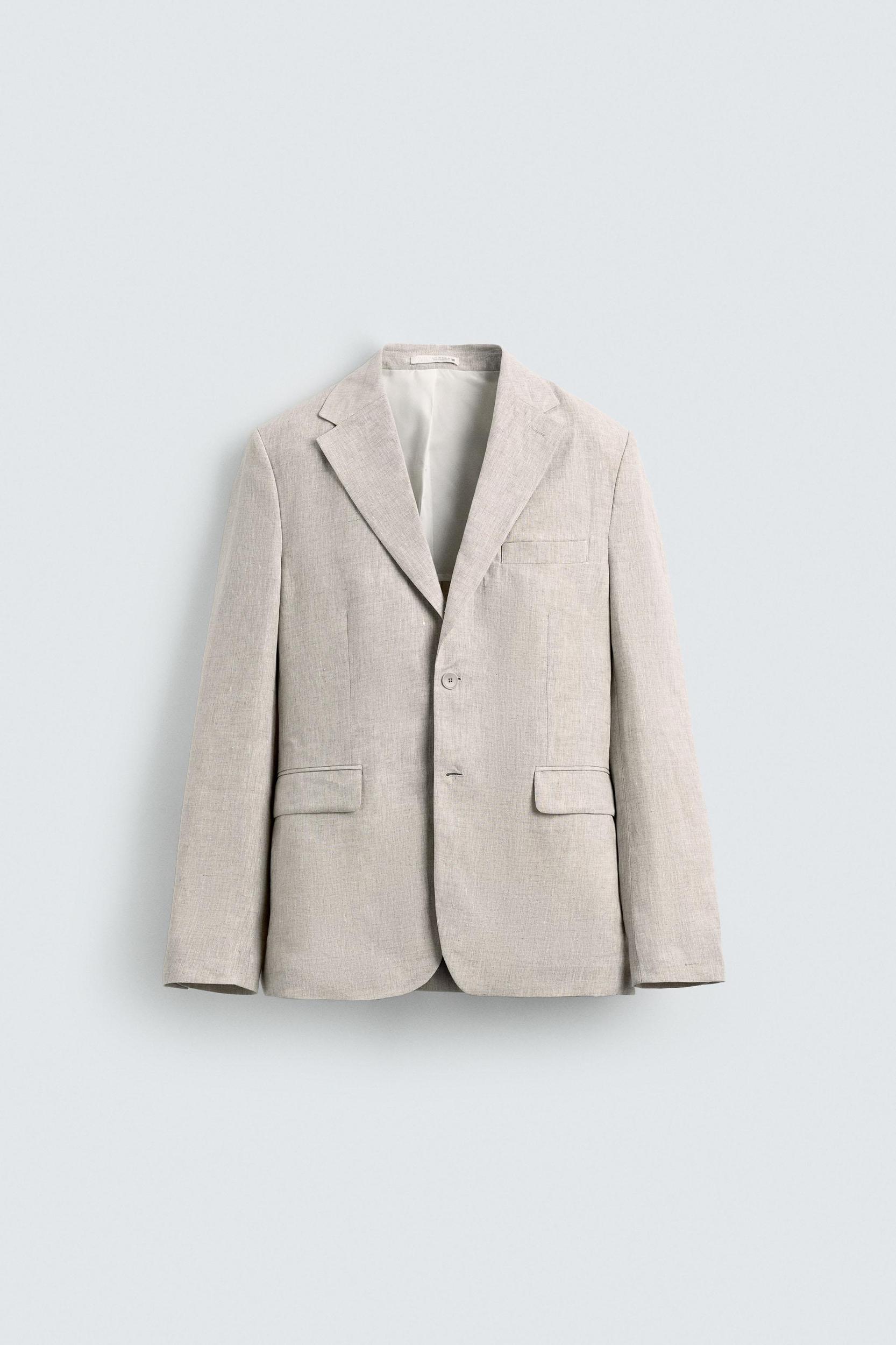 100% LINEN SUIT BLAZER Product Image