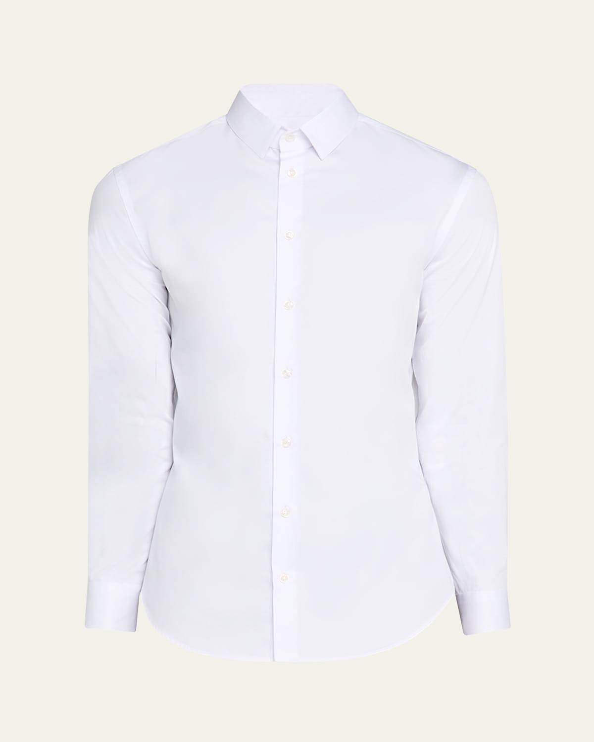 Mens Logan Piece-Dyed Cotton Sport Shirt Product Image