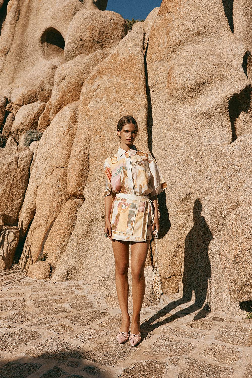 La Dolce Vita Top - Fiorire Rosa Product Image